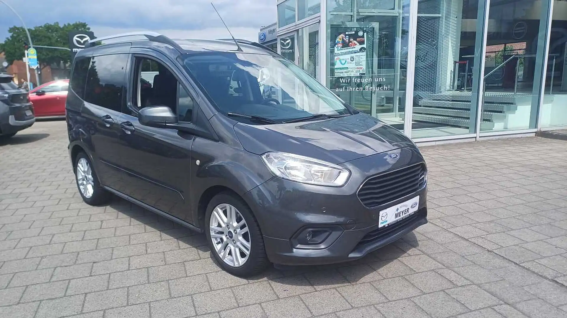 Ford Tourneo Courier 1.0 EcoBoost Titanium Klima/DAB Сірий - 1