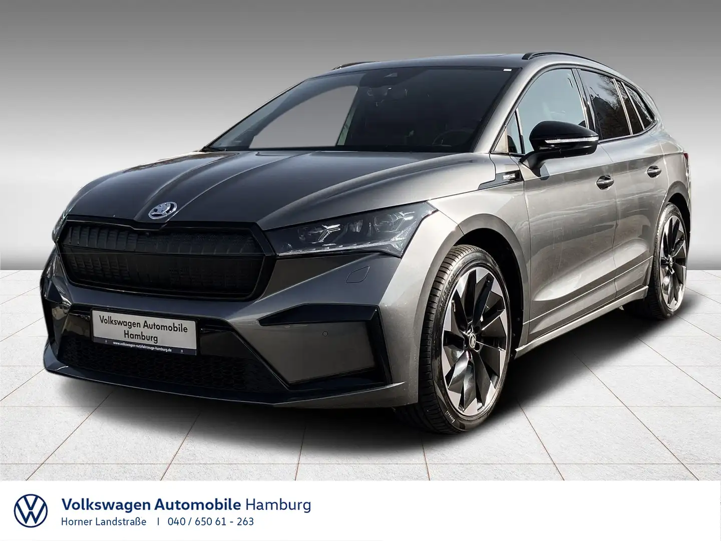 Skoda Enyaq iV 80x Sportline Dämmglas Sitzheizung PDC Grau - 1