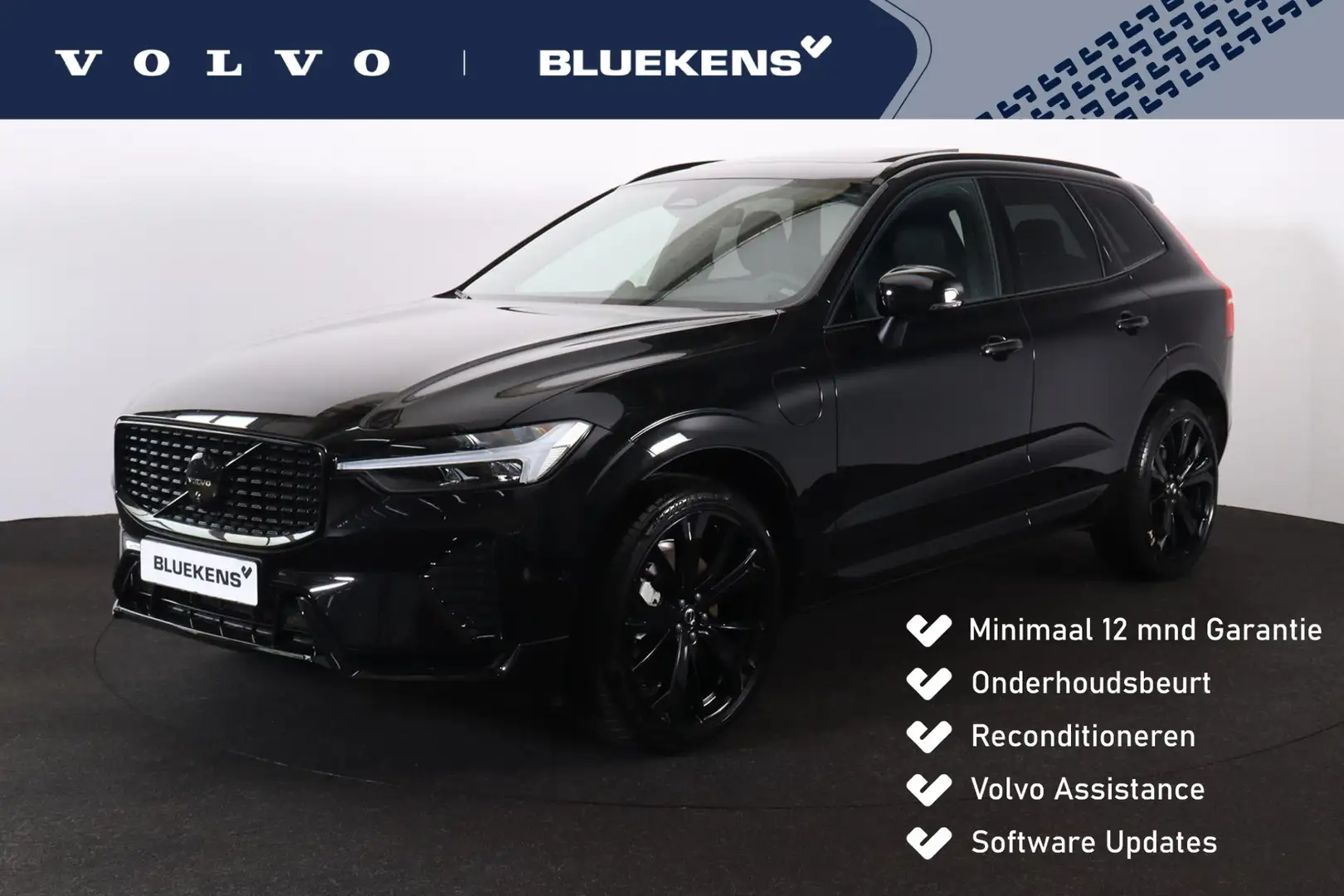 Volvo XC60 T8 Recharge AWD Ultimate Black Edition - Panorama/ Zwart - 1