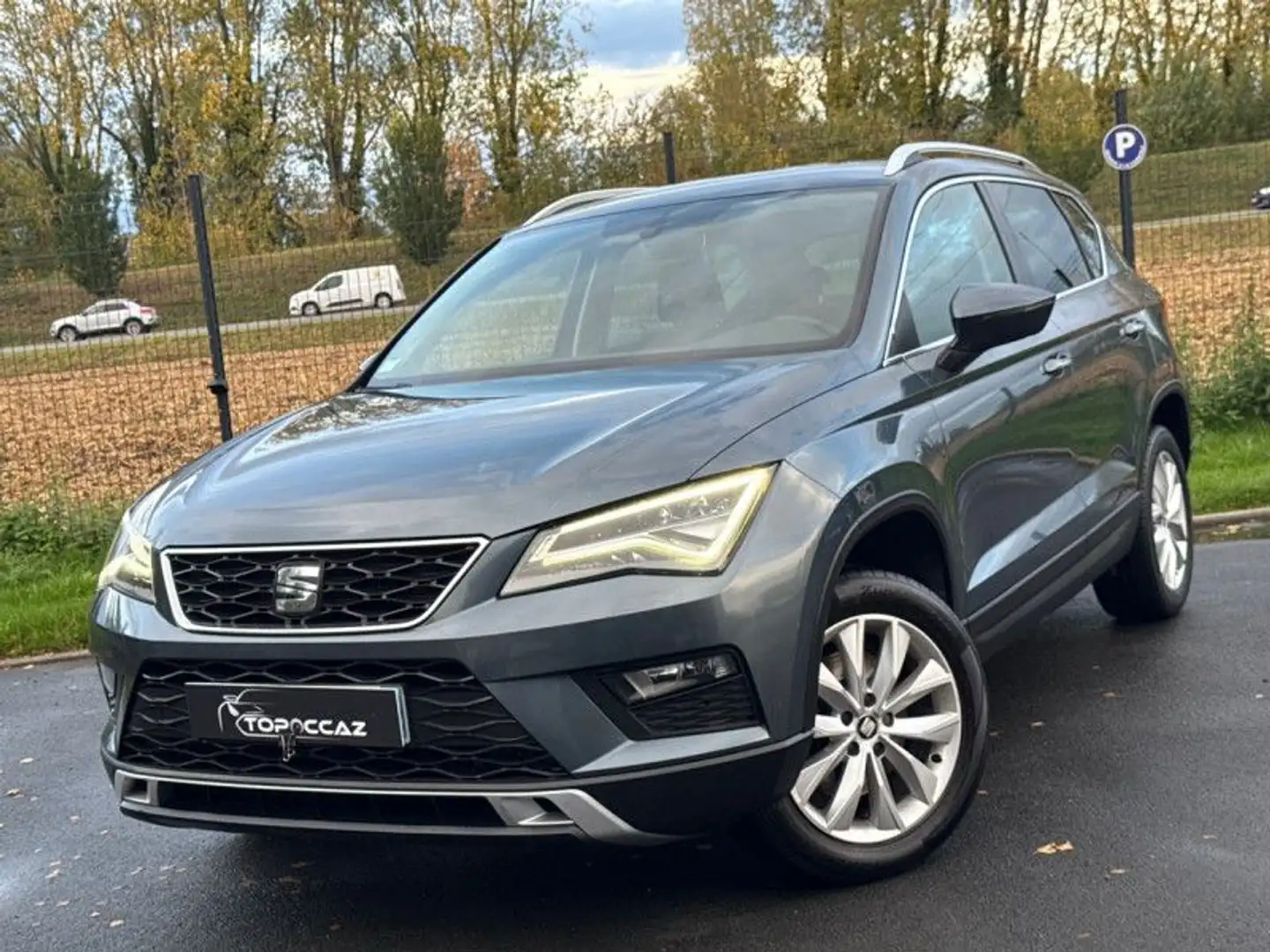 SEAT Ateca 1.6 TDI 115CH STYLE BUSINESS ECOMOTIVE * 2017 * GPS * CAMERA Gris - 1