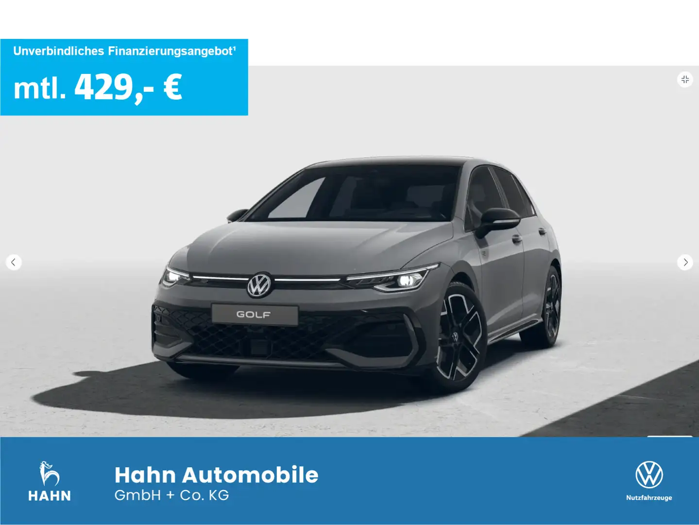 Volkswagen Golf R-Line 2,0 l TDI SCR 150 PS DSG Gris - 1