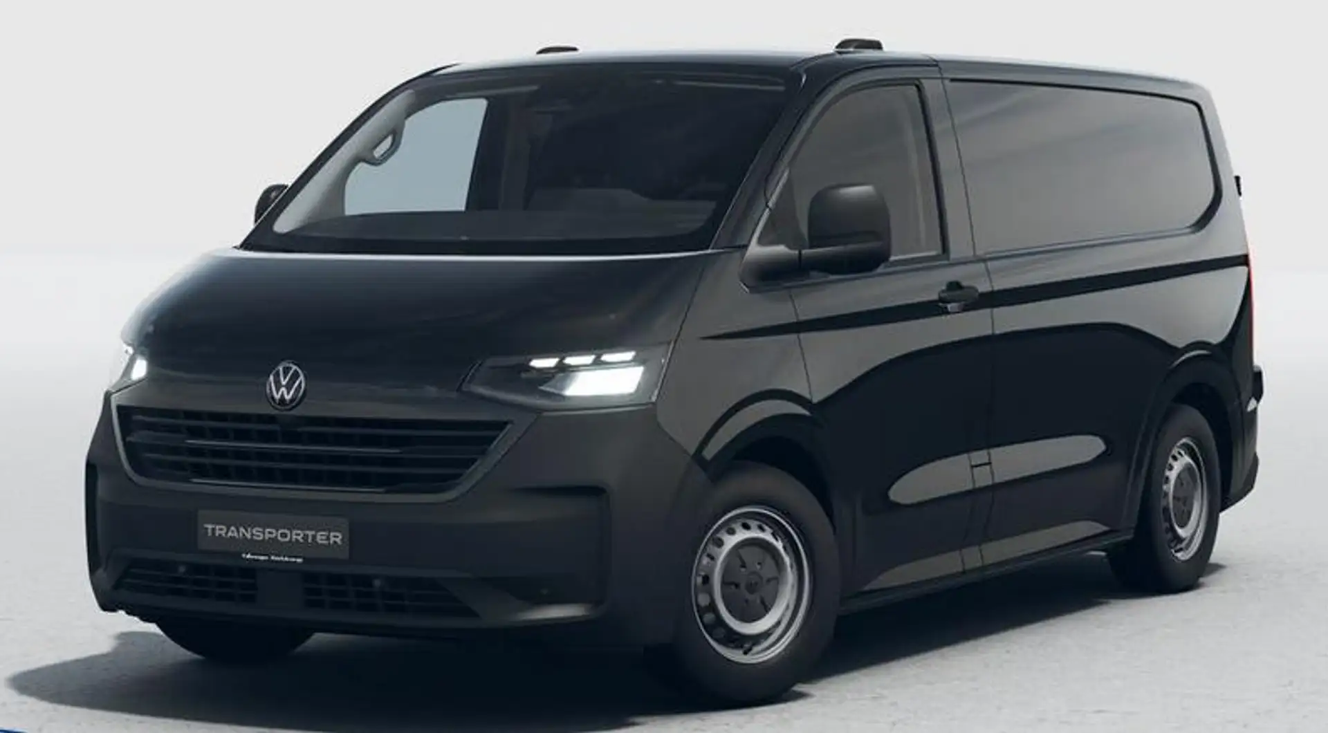 Volkswagen T7 Transporter Kastenwagen Basis 2.0 TDI 150PS, Schwarz, HECKF... Černá - 1