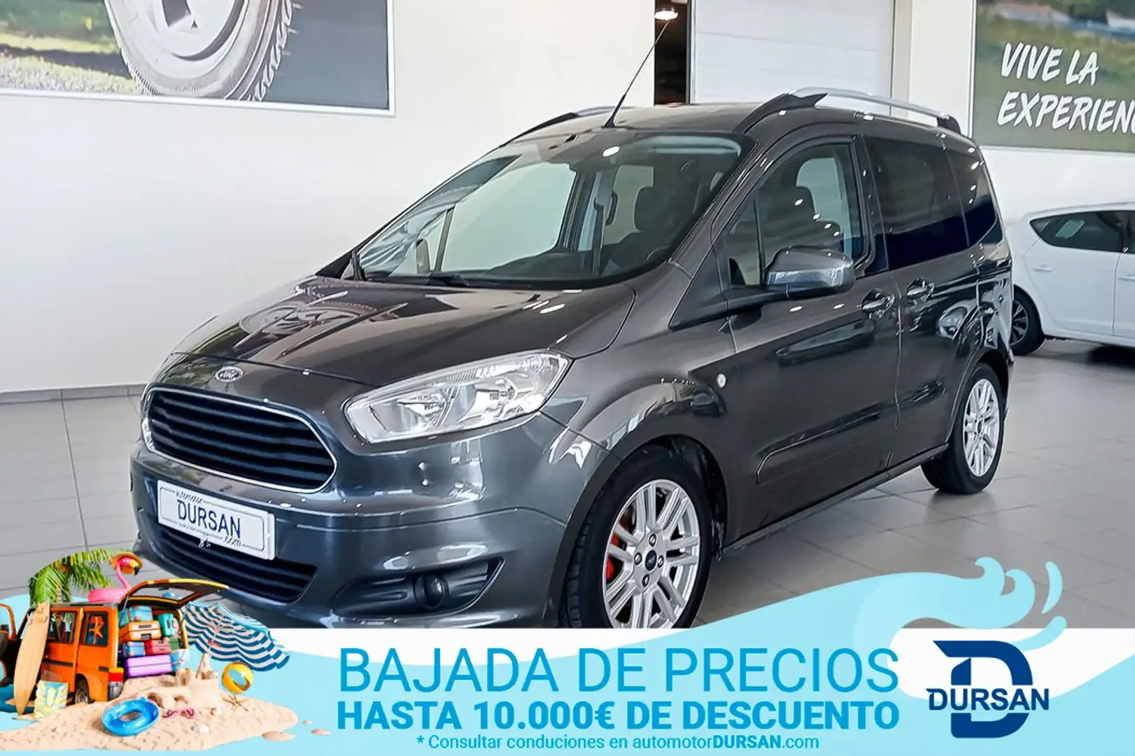 Ford Tourneo Courier 1.5TDCi Trend 95 Gris - 1