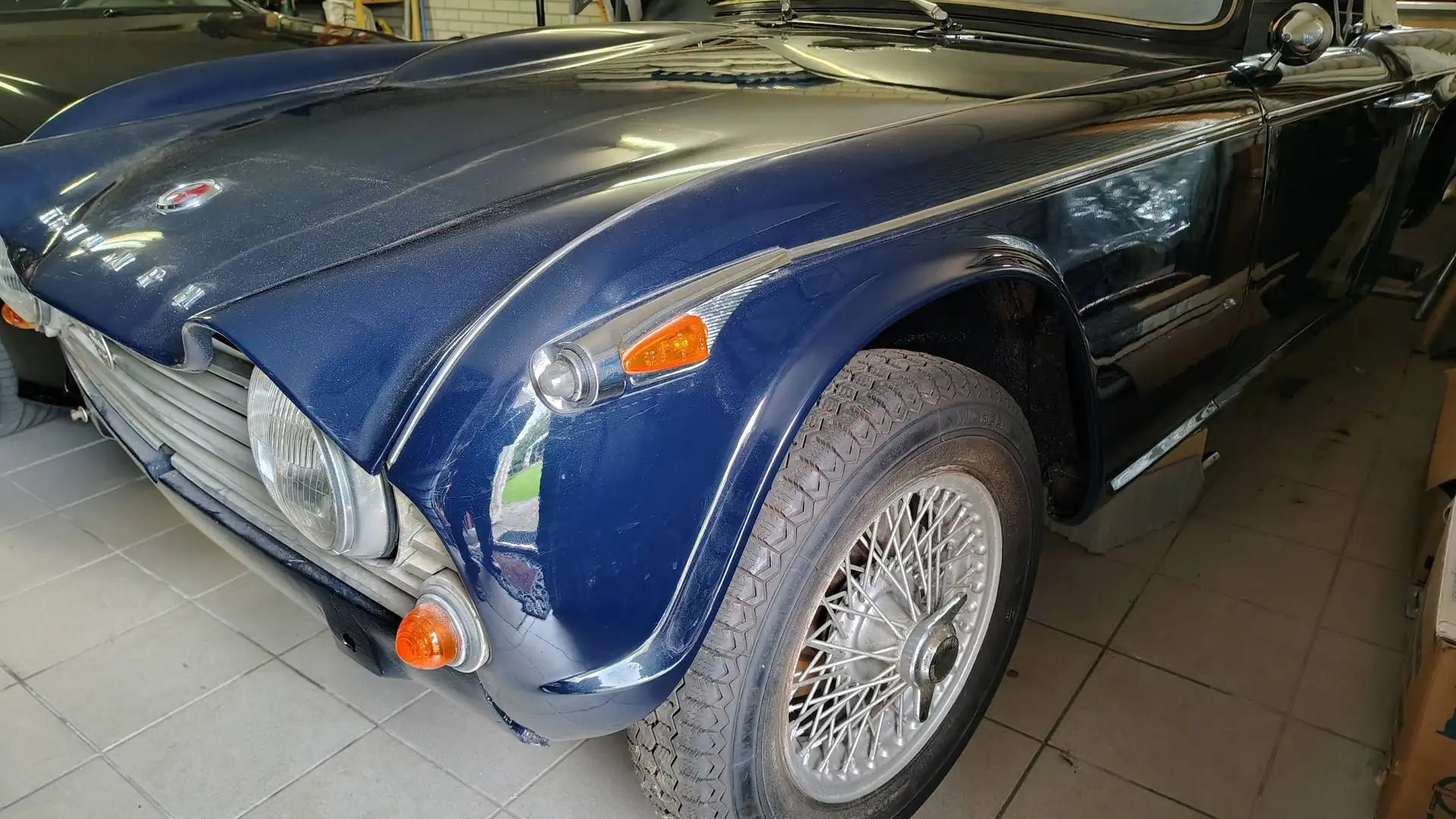 Triumph TR4 TR4A IRS Blau - 2