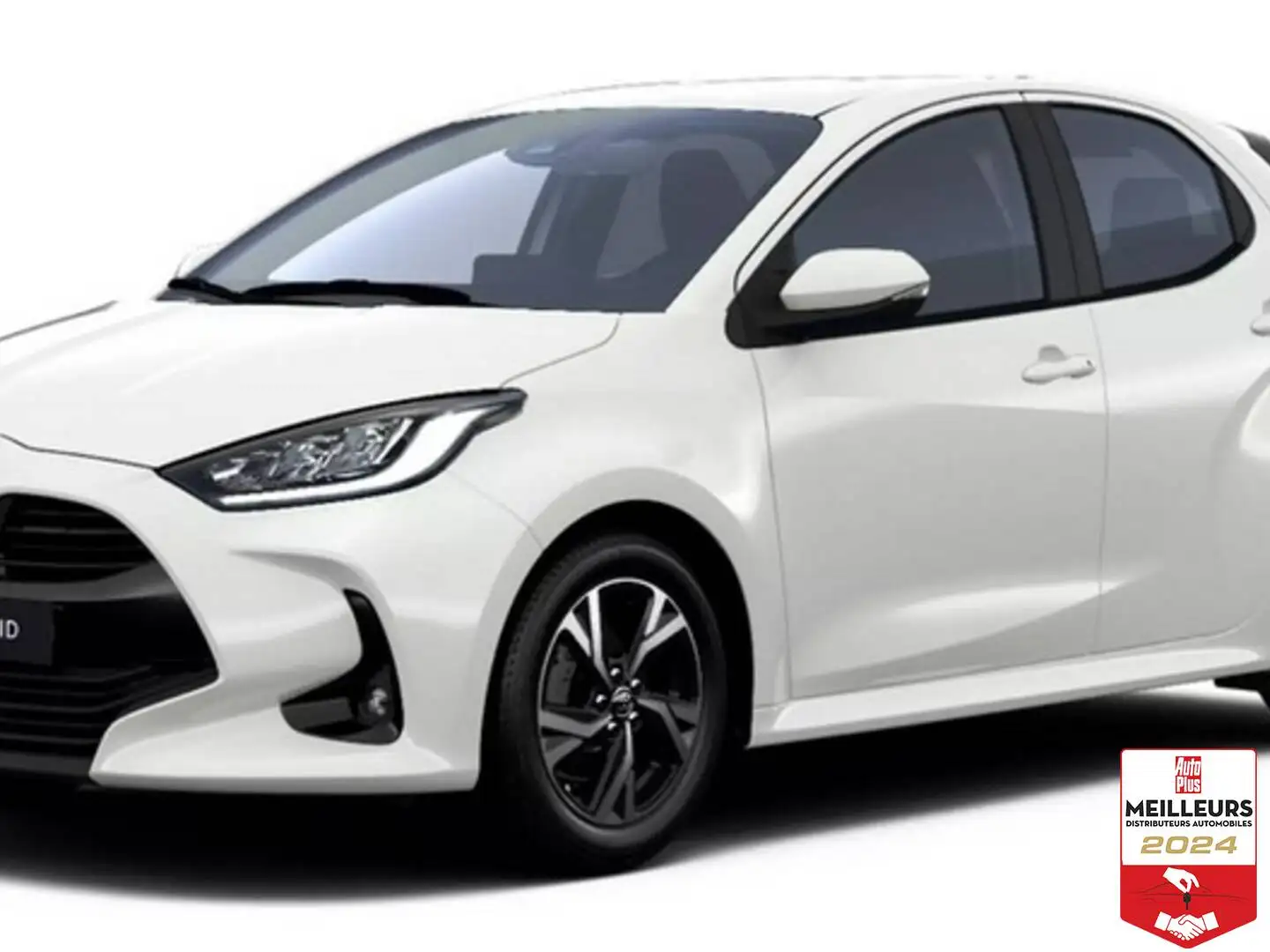 Toyota Yaris HYBRIDE 116H DESIGN + SIEGES CHAUFFANTS + VOLANT C Blanc - 1