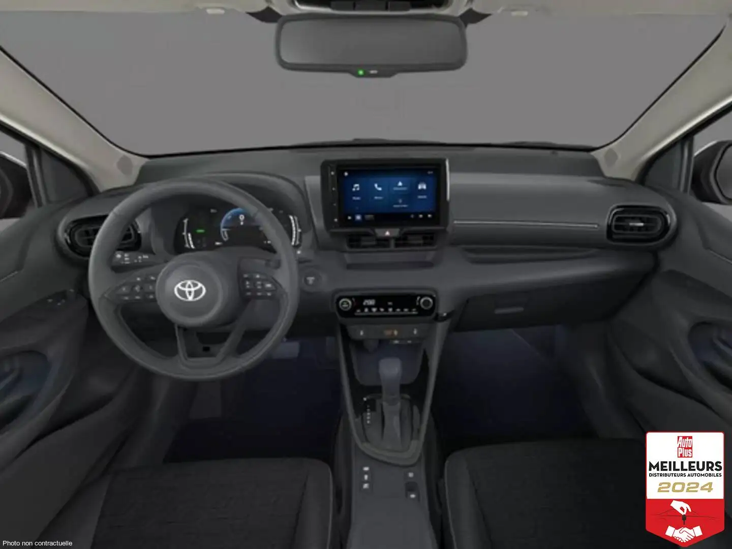 Toyota Yaris HYBRIDE 116H DESIGN + SIEGES CHAUFFANTS + VOLANT C Blanc - 2