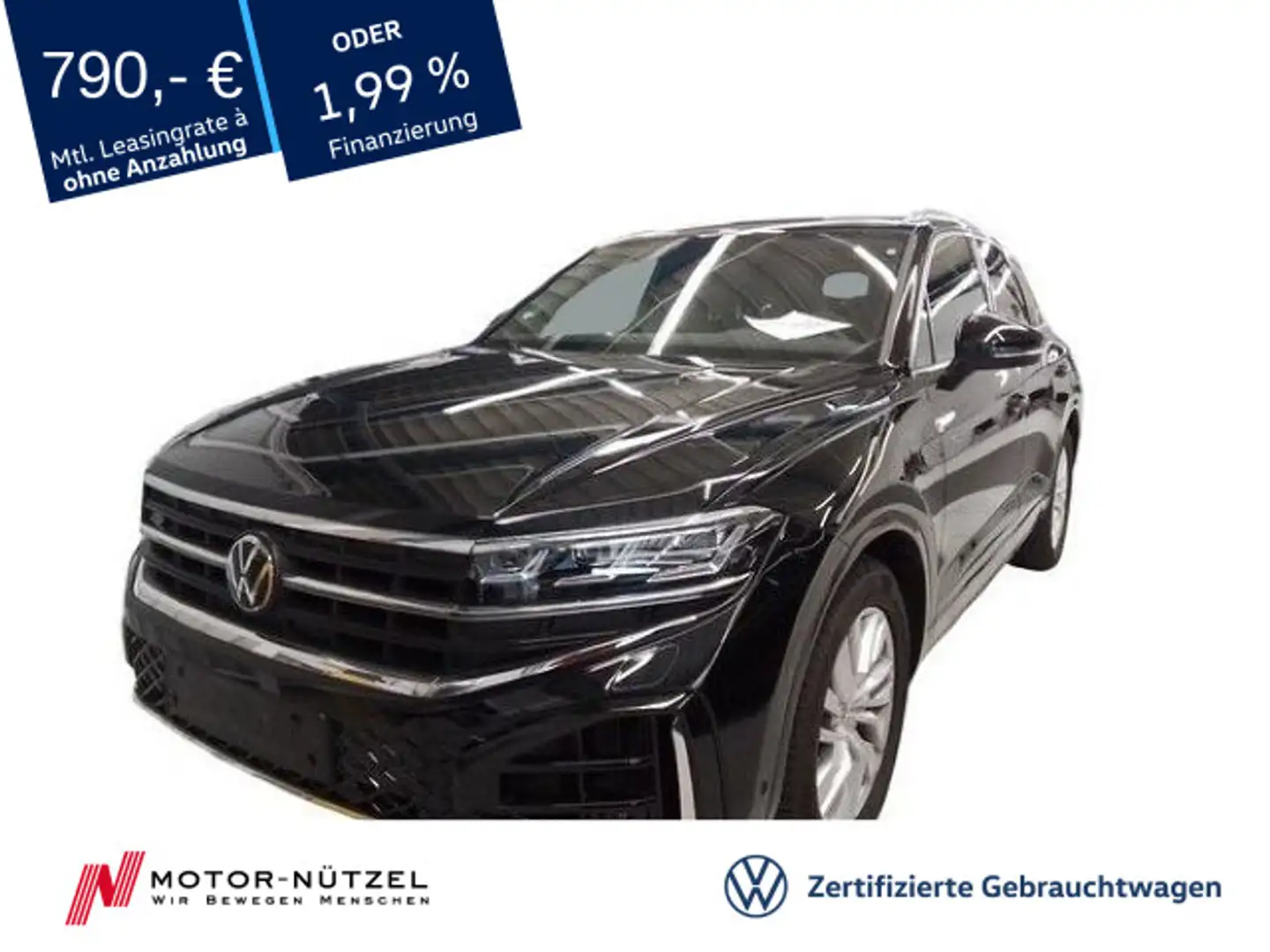 Volkswagen Touareg 3.0 TSI 4M R-LINE 5JG+IQ+NAVI+AHK+STDHZG Schwarz - 1