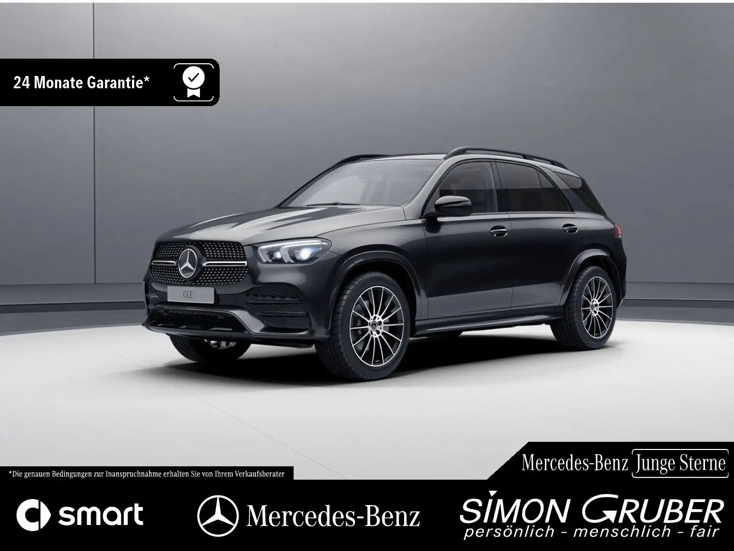 Mercedes-Benz GLE 300 d 4M AMG Night Pano MBeam Airmatic AHK Schwarz - 1