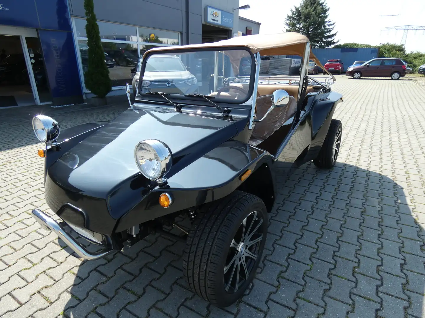 Quadix Buggy 1100 Vintage Buggy 2WD Leder Braun Alufelgen 17" Neu Schwarz - 2