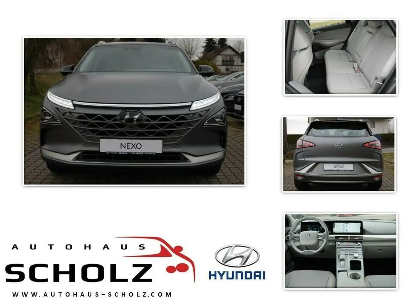 Hyundai NEXO Fuel Cell Premium Navi Leder GSD siva - 1
