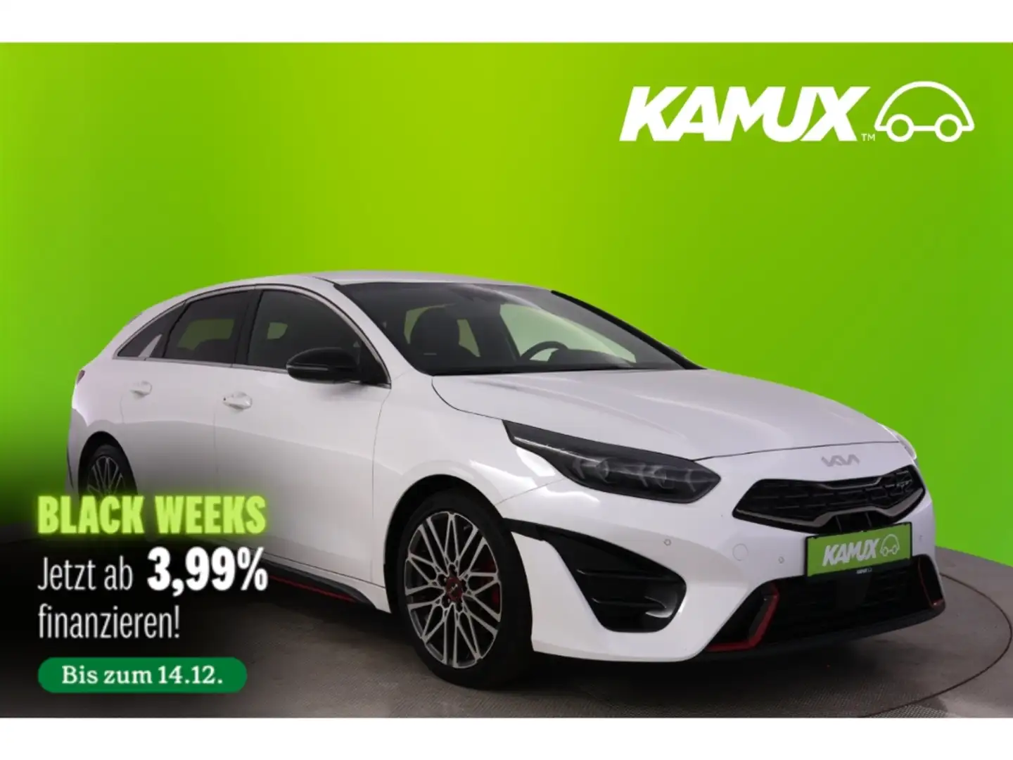 Kia ProCeed / pro_cee'd 1.6T-GDI SW Aut.GT+LED+NAVI+VIRTUAL+PDC Weiß - 1