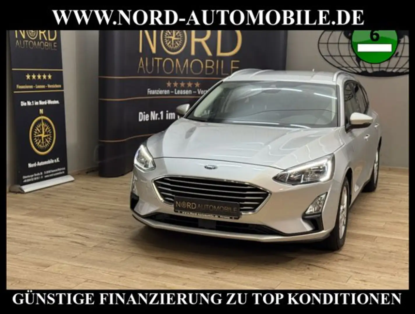 Ford Focus Turnier 1.5 EcoBlue *LED*AHK*KAMERA*NAVI* Cool & C Argintiu - 1