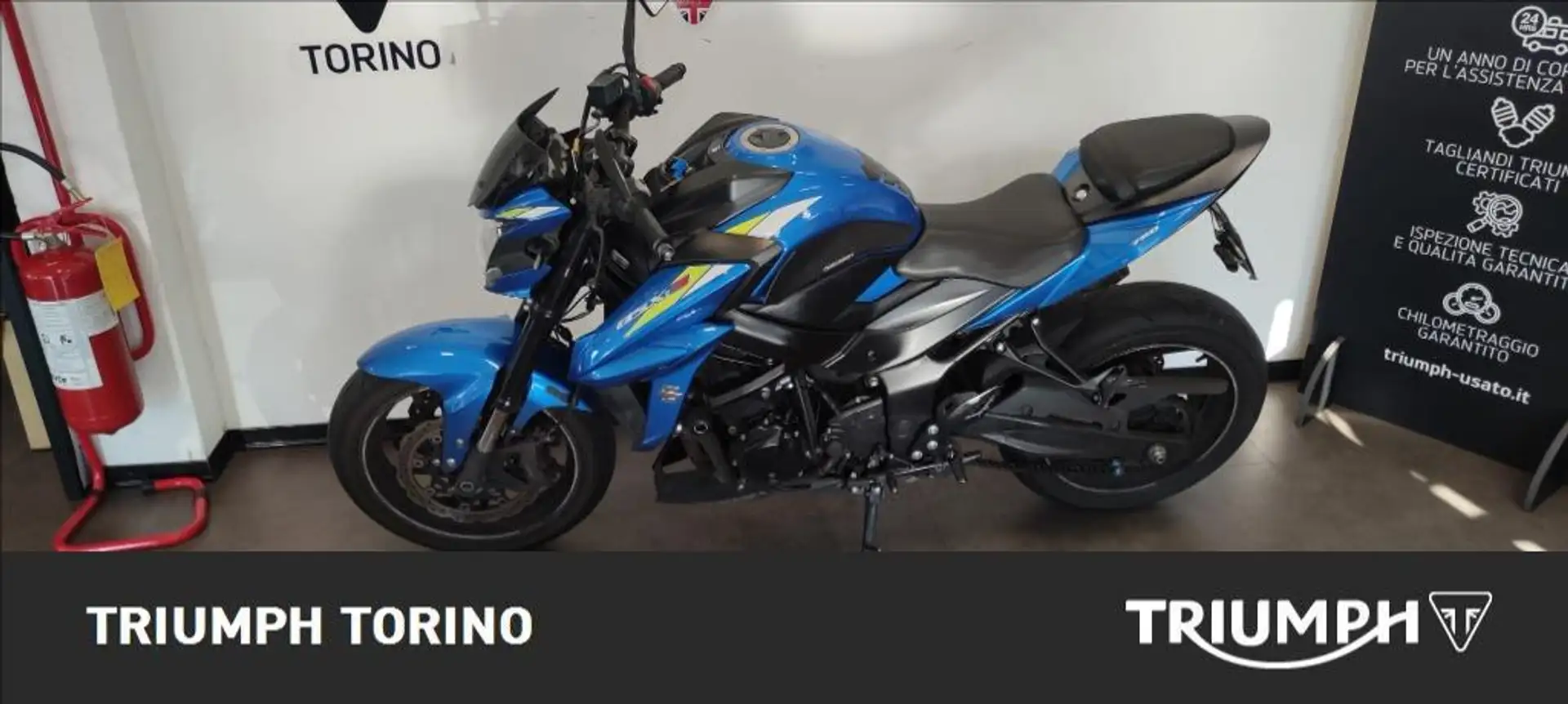 Suzuki GSX-S 750 Abs dep.A2 Blau - 2
