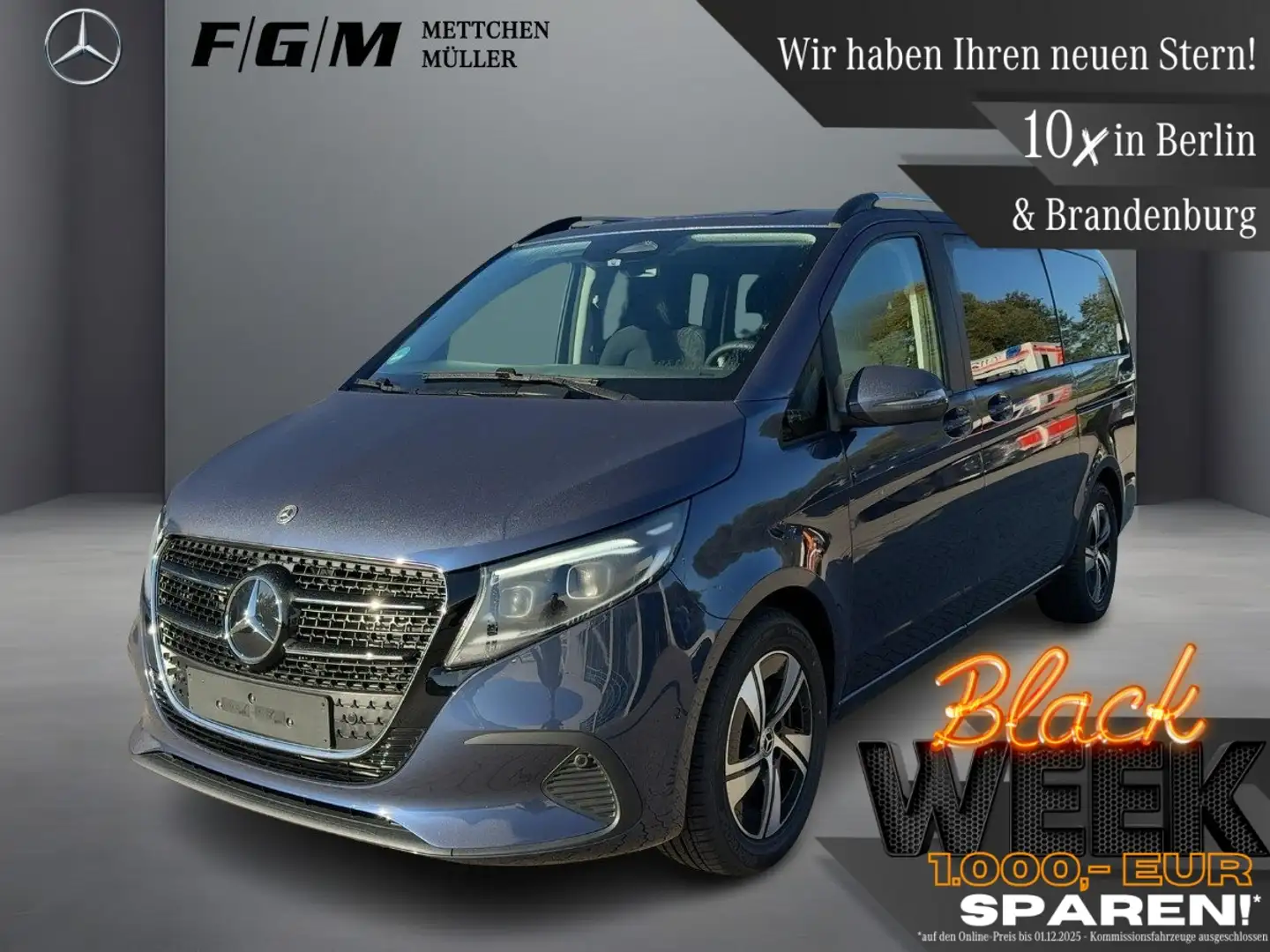 Mercedes-Benz V 250 d lang Style/Distronic/Multibeam/Totwinkel Blau - 1