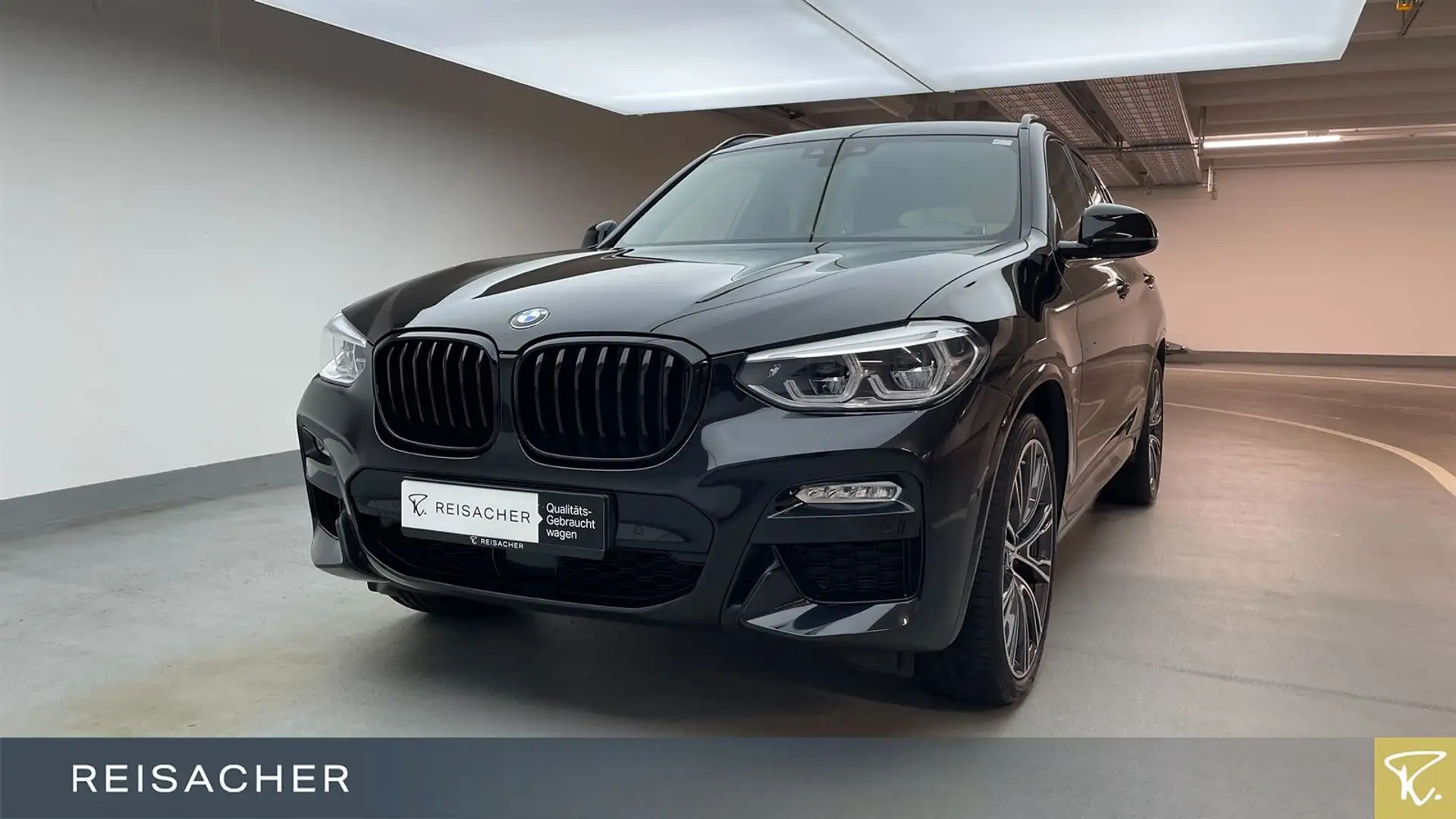 BMW X3 xDrive20d A Navi,M-Sport,el.Sitz+Mem,AHK,DA+, Schwarz - 1