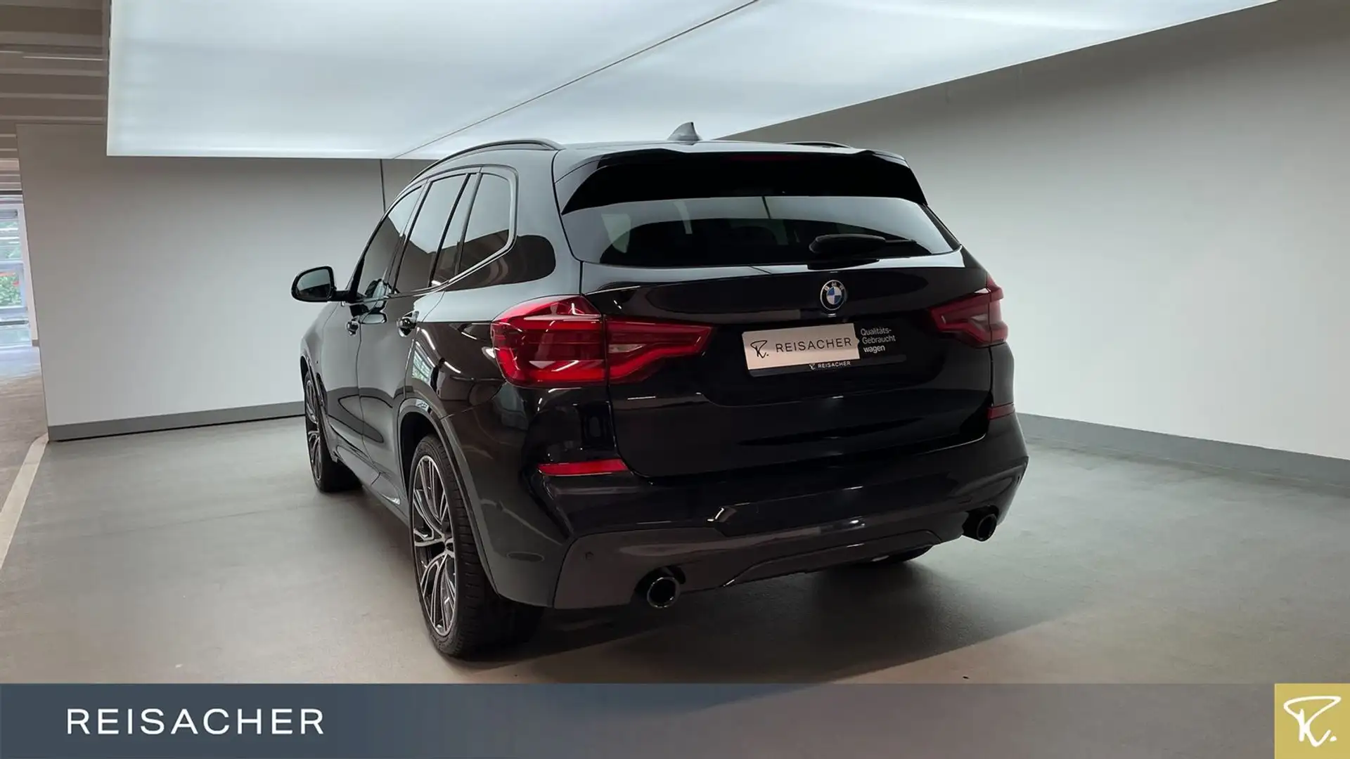BMW X3 xDrive20d A Navi,M-Sport,el.Sitz+Mem,AHK,DA+, Schwarz - 2
