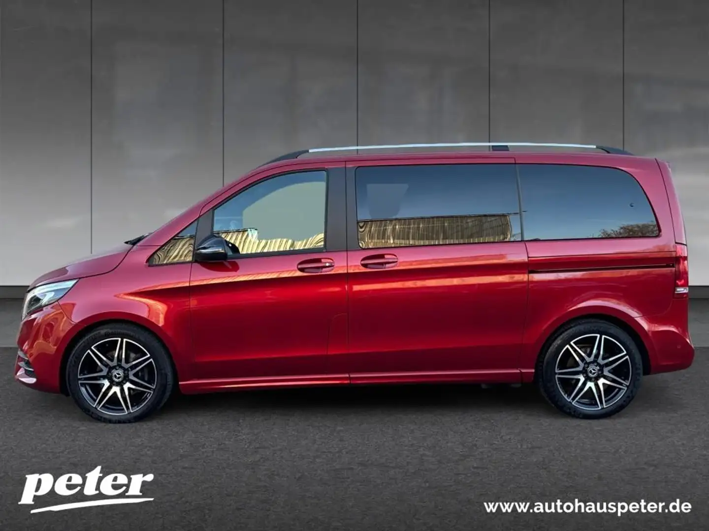 Mercedes-Benz V 300 d Edition AMG Kompakt ILS-LED/AHK2.5T Rot - 2