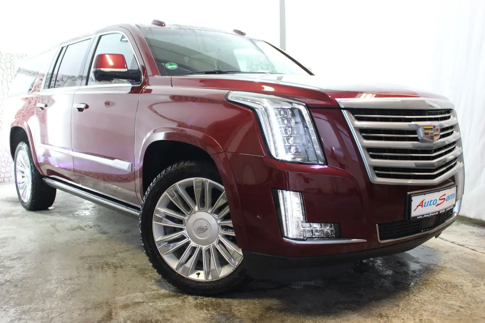 Cadillac Escalade 6.2 ESV PLATINUM ULTRA PAKET TOP 1.HAND Red - 1