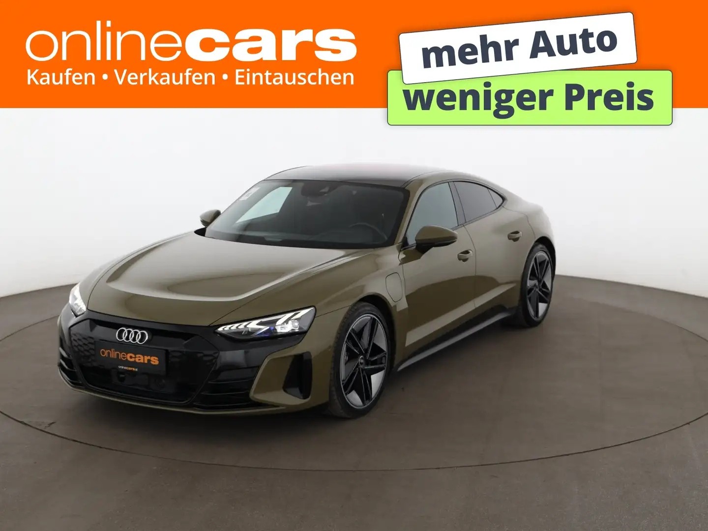 Audi e-tron GT quattro 93kWh Aut LASER 360-CAM LUFT Grün - 1