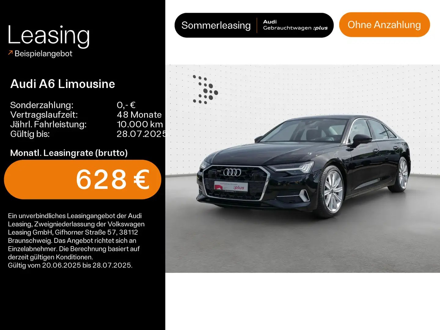 Audi A6 50 TDI qu. Winterräder*AIR*Standh. Noir - 1