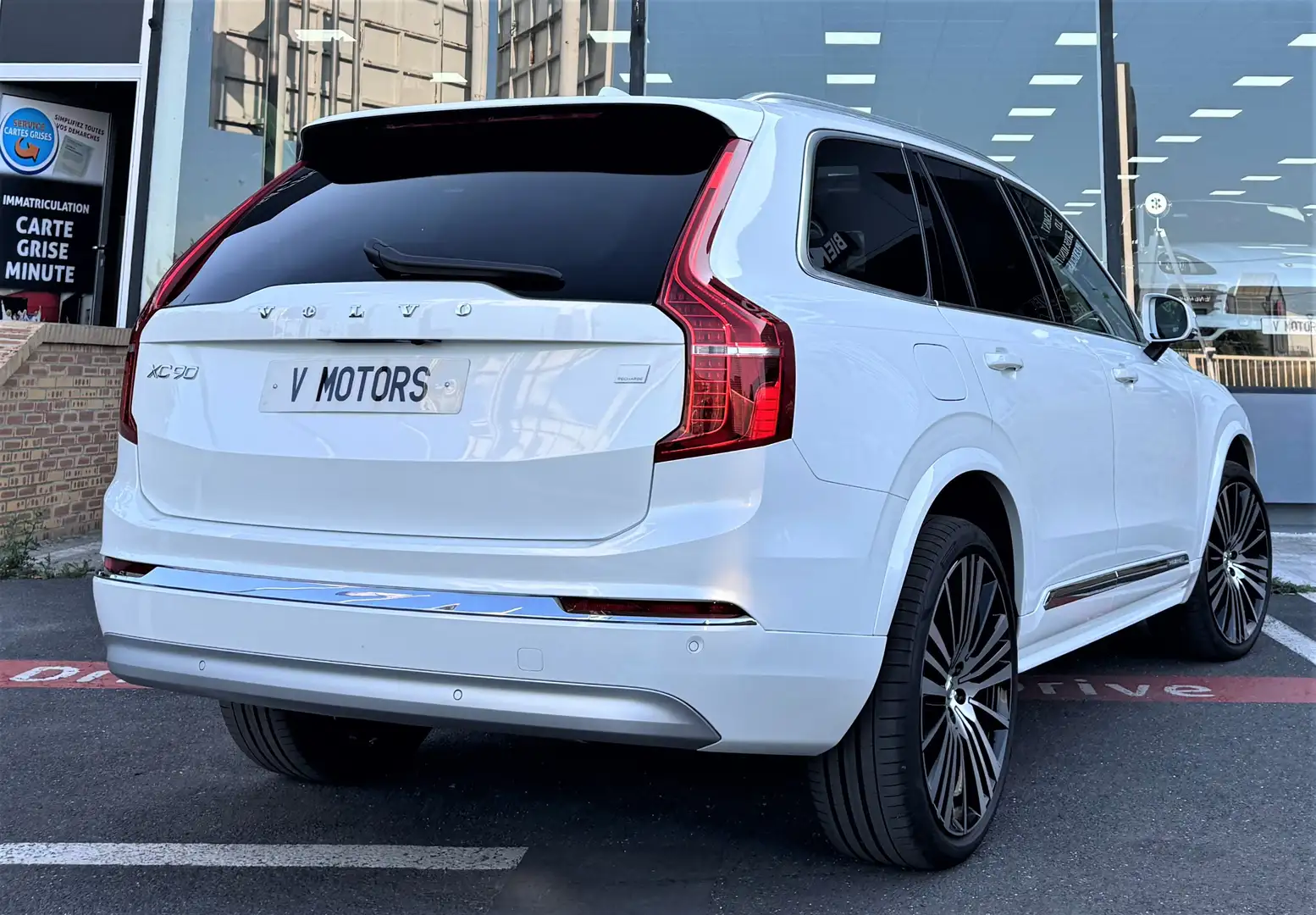 Volvo XC90 T8 Inscription Luxe Design' AWD 392 Performance Blanc - 2