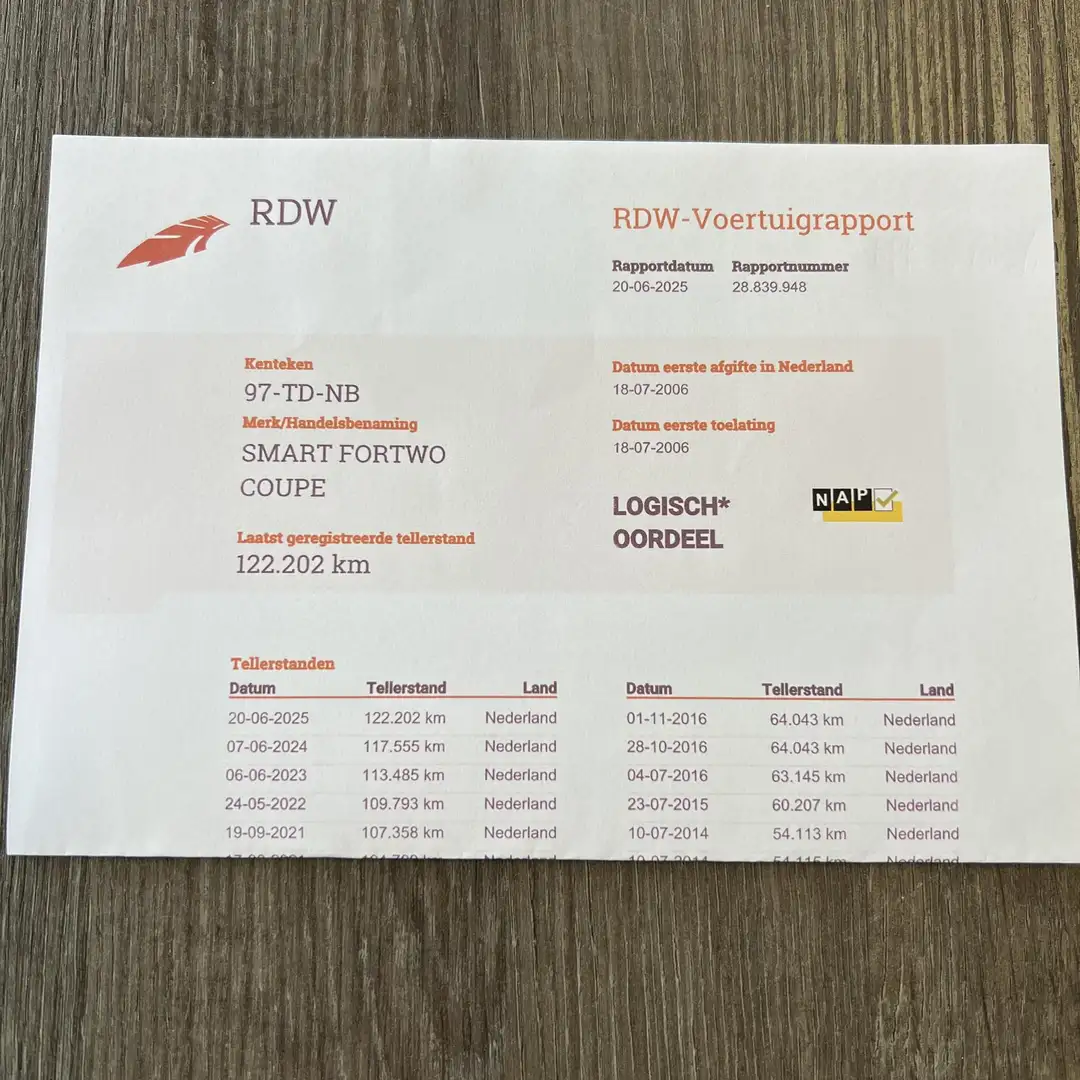 smart forTwo coupé 0.7 pure 37 zeer nette Smart met NAP,nw Accu Zwart - 2