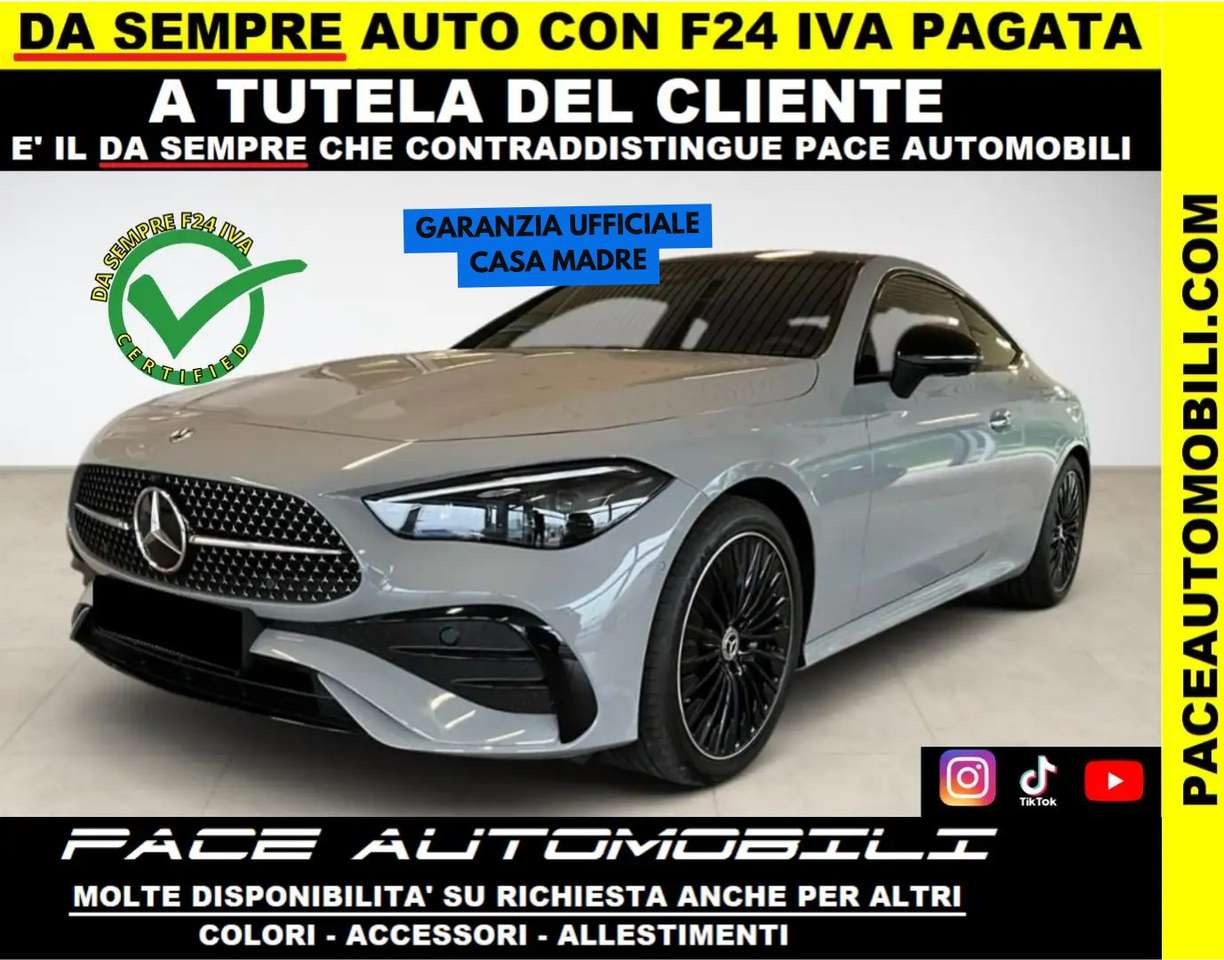 Mercedes-Benz CLE 220 COUPE D PREMIUM AMG NIGHT PACK TETTO KAMERA 360