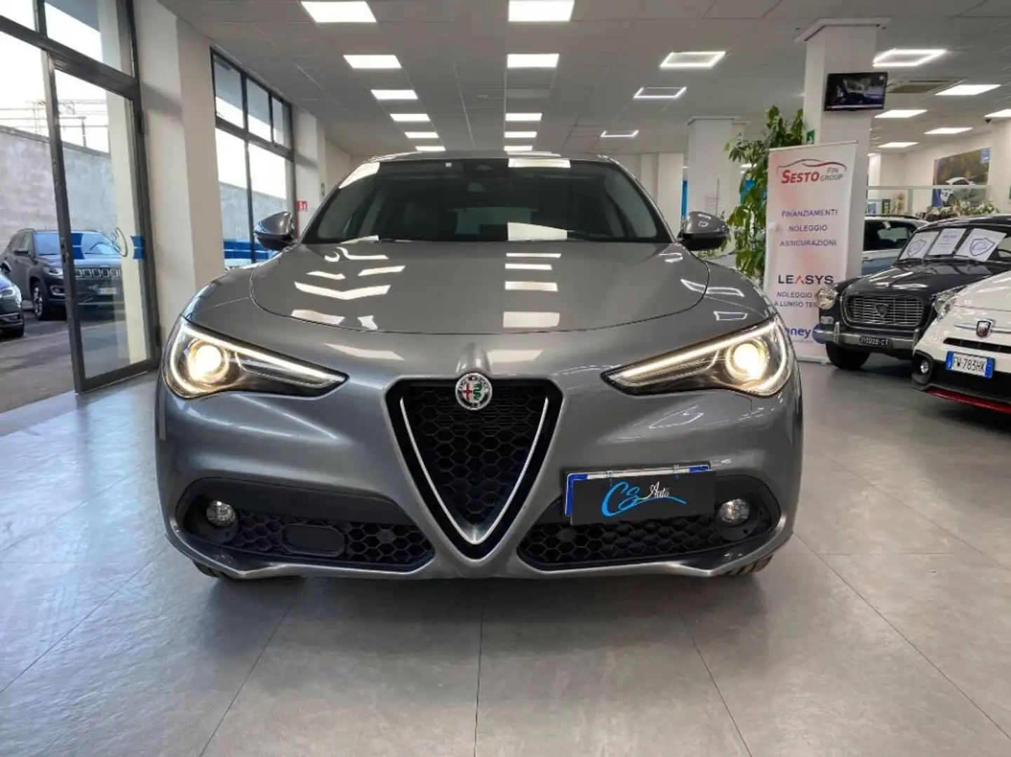 Alfa Romeo Stelvio 2.2 t Ti Q4 210cv auto Grigio - 2