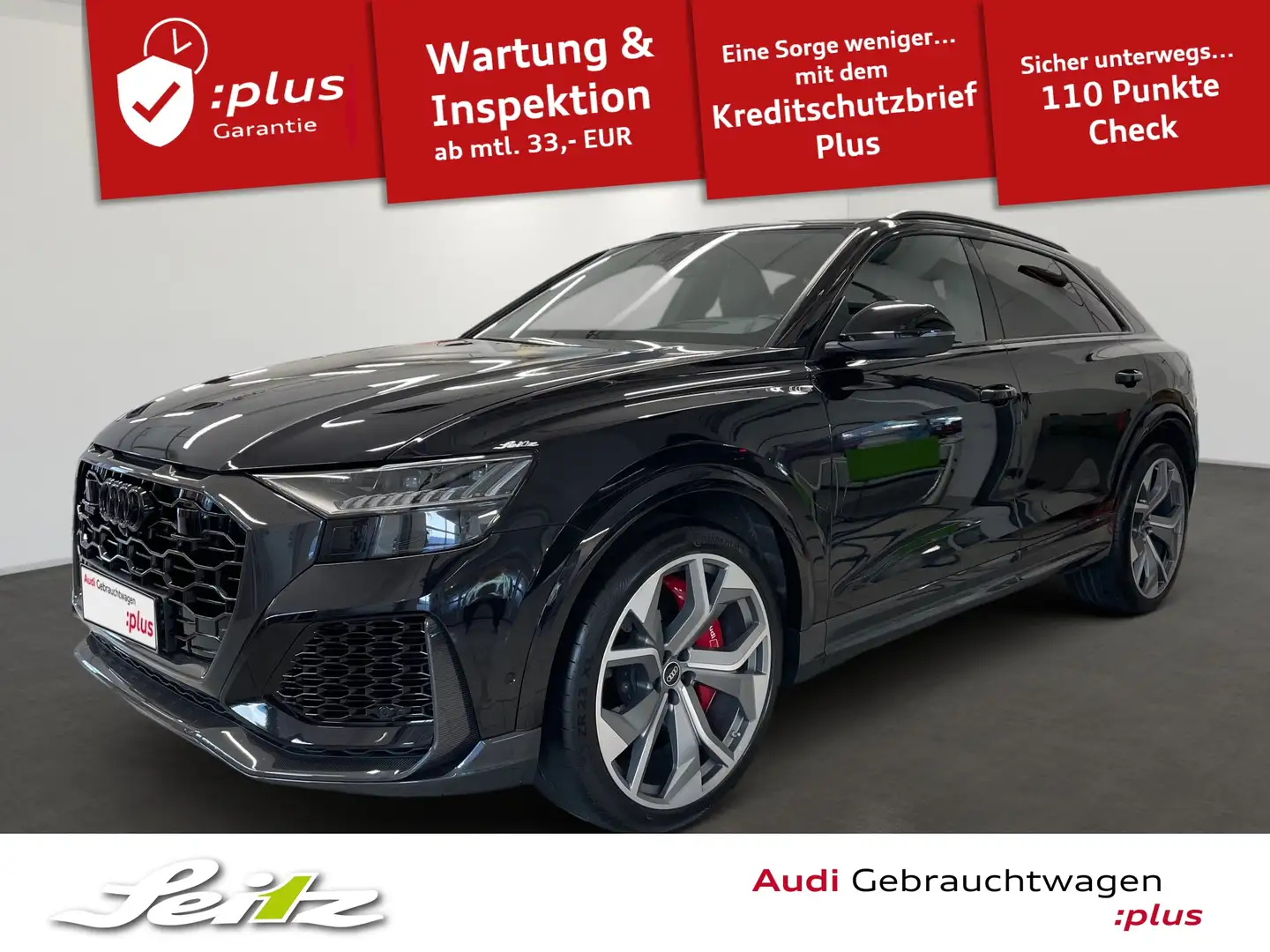 Audi RS Q8 4.0 TFSI quattro *HEAD-UP*KERAMIK*B&O*PANO* Schwarz - 1