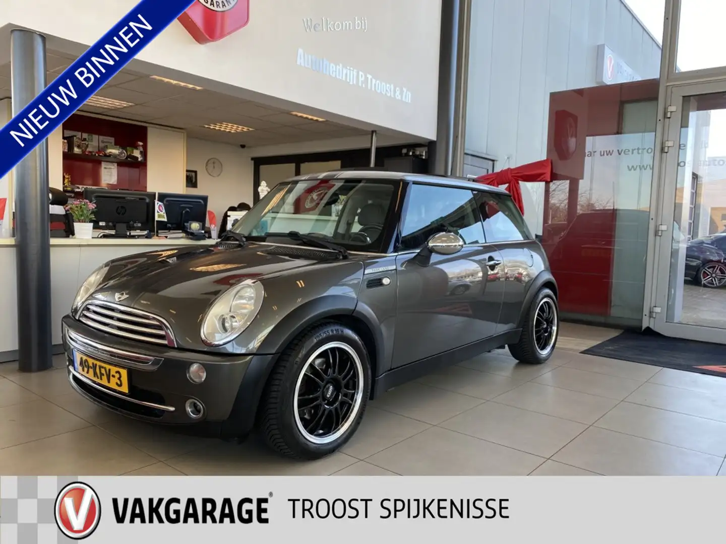 MINI Cooper Mini 1.6 Park Lane,Elektrisch Glazen Schuifdak,Led Gris - 1