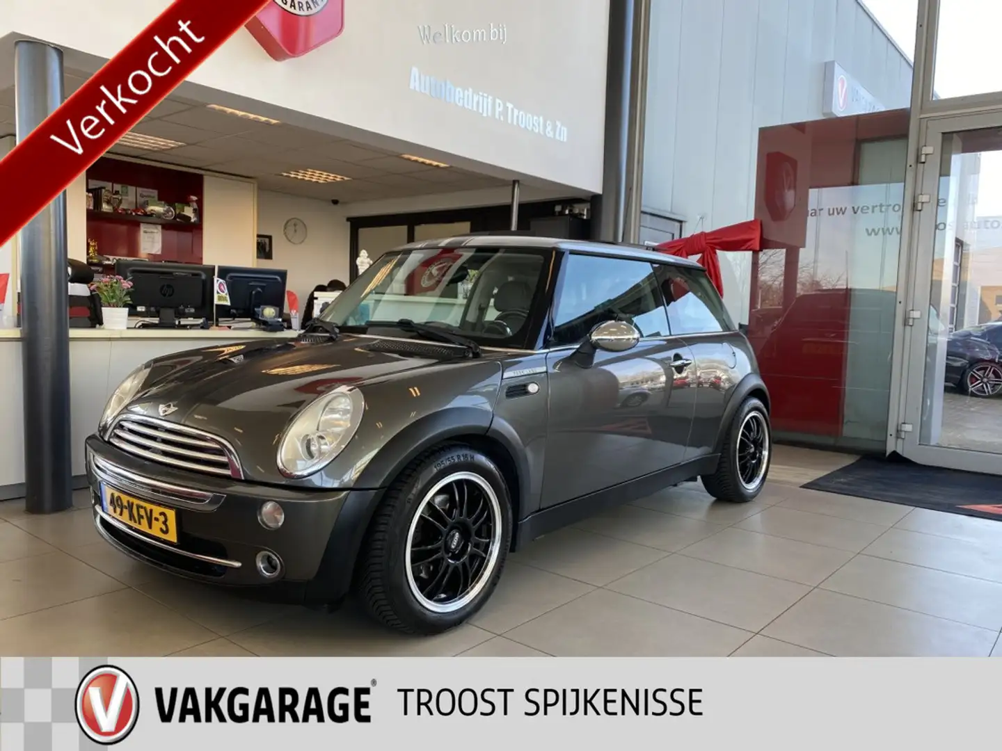 MINI Cooper Mini 1.6 Park Lane,Elektrisch Glazen Schuifdak,Led Gris - 1