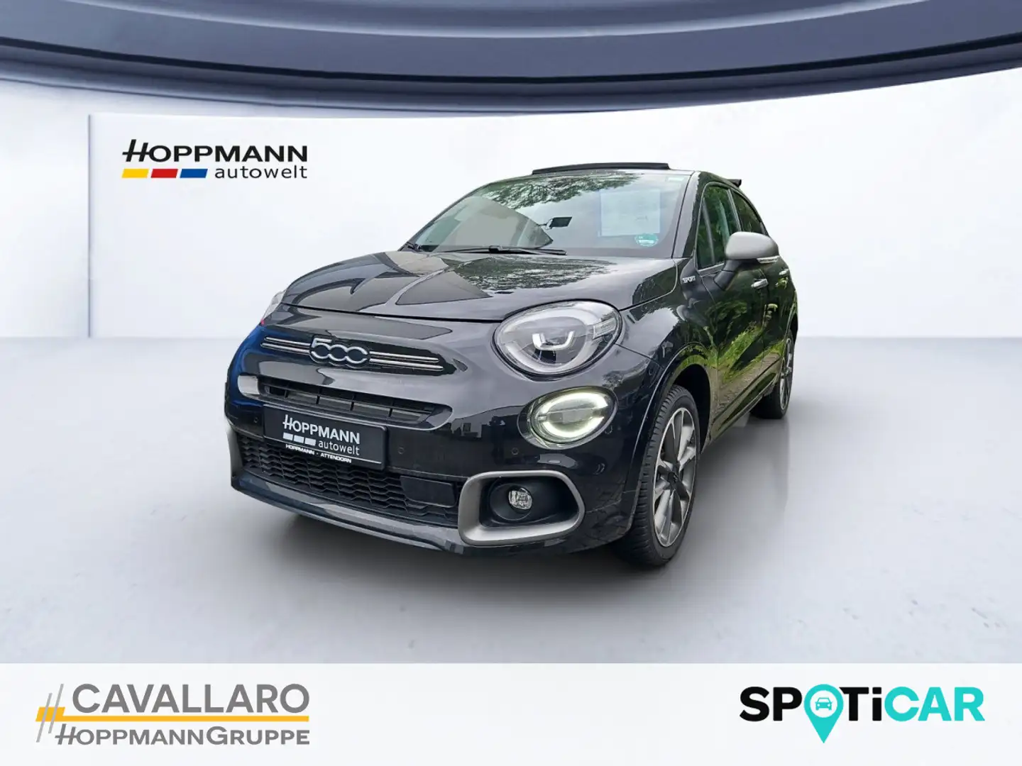 Fiat 500X Dolcevita Sport 1.5 Gse*FALTSCHIEBEDACH*NAV Schwarz - 1