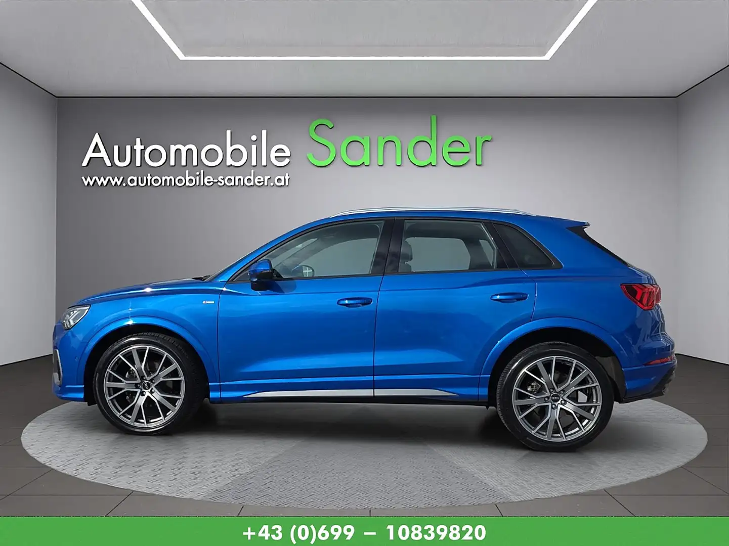 Audi Q3 35 TDI S-line Blau - 2