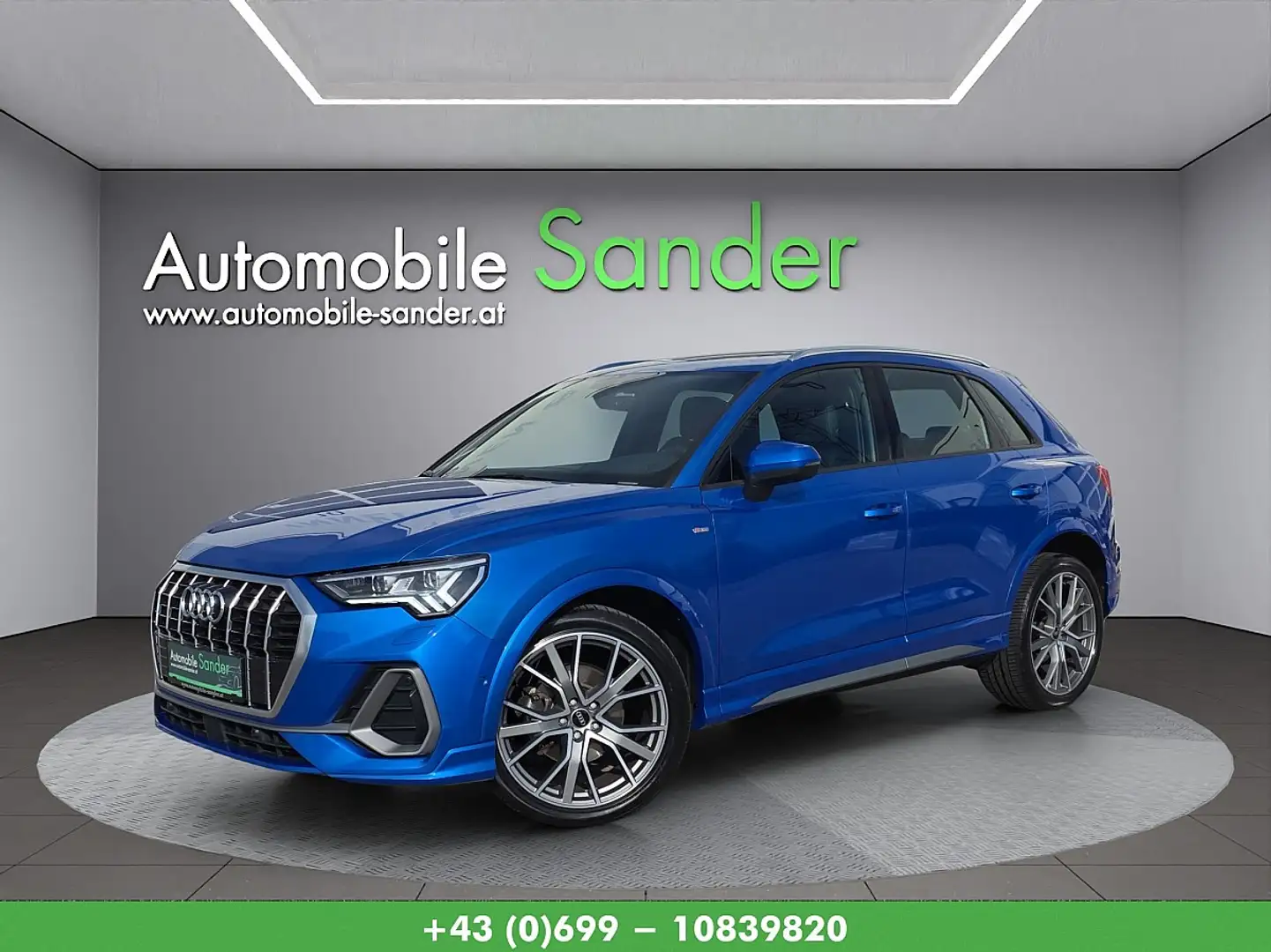 Audi Q3 35 TDI S-line Blau - 1