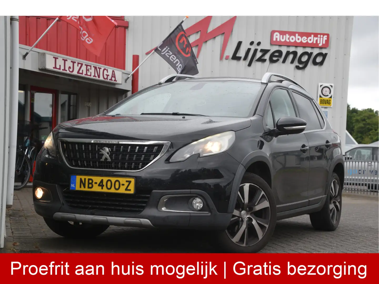 Peugeot 2008 1.6 BlueHDi Allure Carplay l Clima l Cruise l Came Zwart - 1