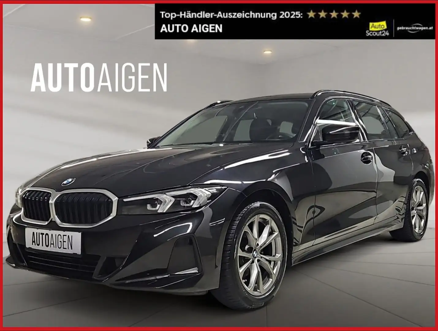 BMW 318 d * SHADOW-LINE * AHK * 1. BESITZ * LED * VIRTUAL Schwarz - 1