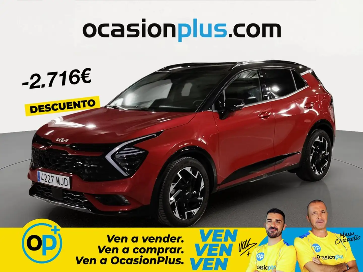 Kia Sportage 1.6 T-GDi MHEV GT-line DCT 150 Rojo - 1