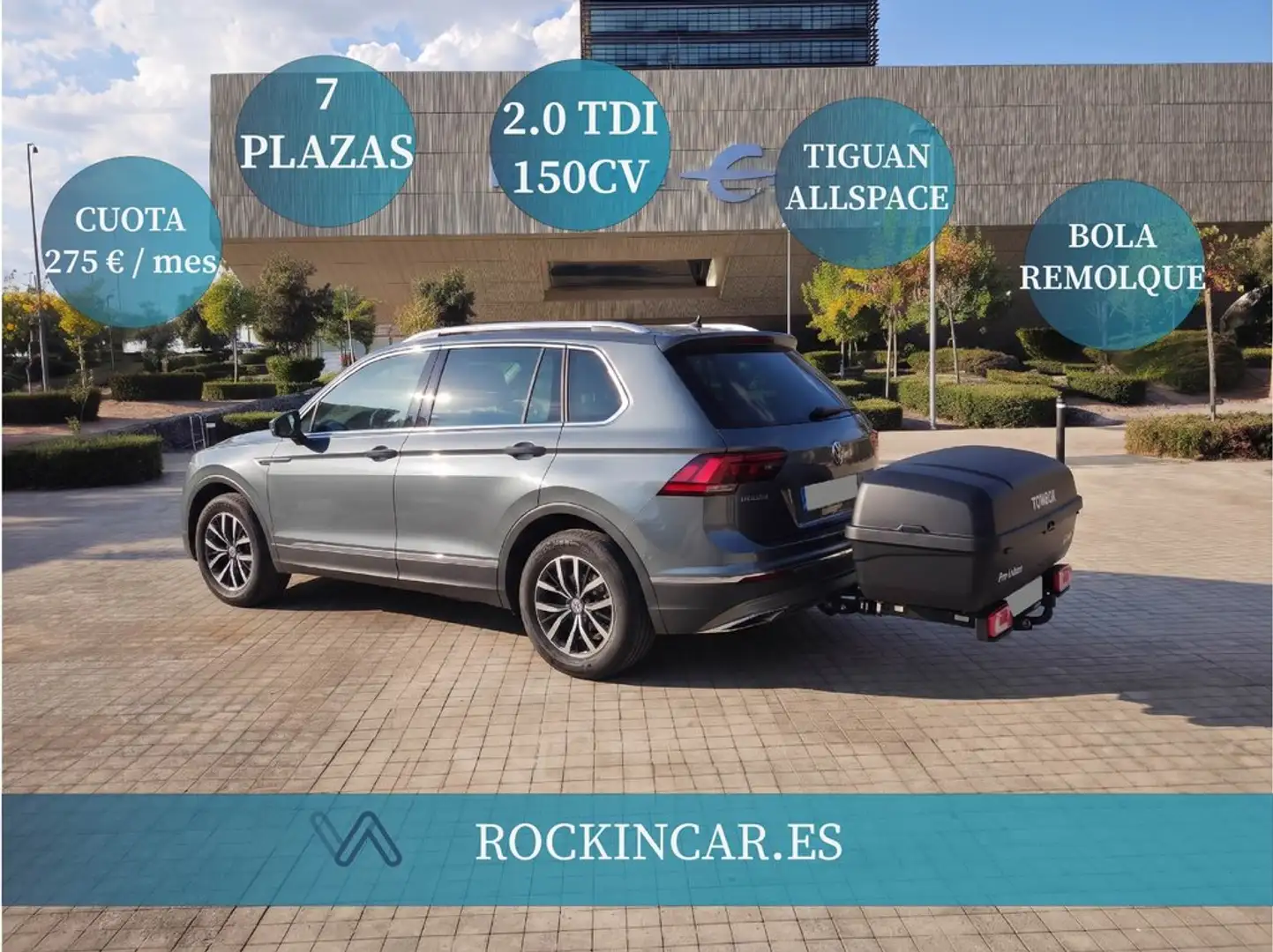 Volkswagen Tiguan Allspace Advance 2.0 TDI 110kW (150CV) DSG Gris - 1