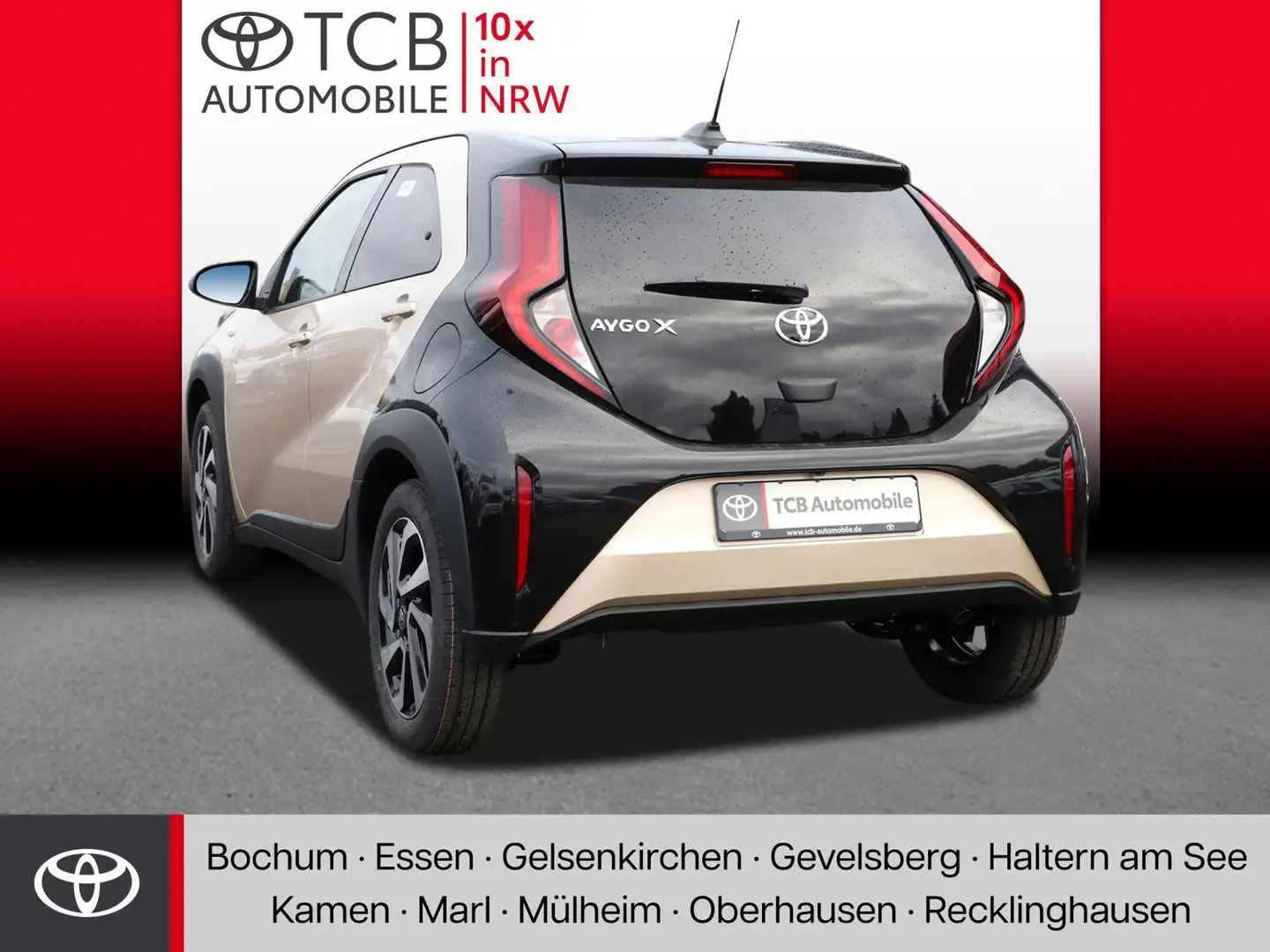 Toyota Aygo X Team D 1.0 SHZ PDC KLIMA BT ZV SERVO AUX Beige - 2