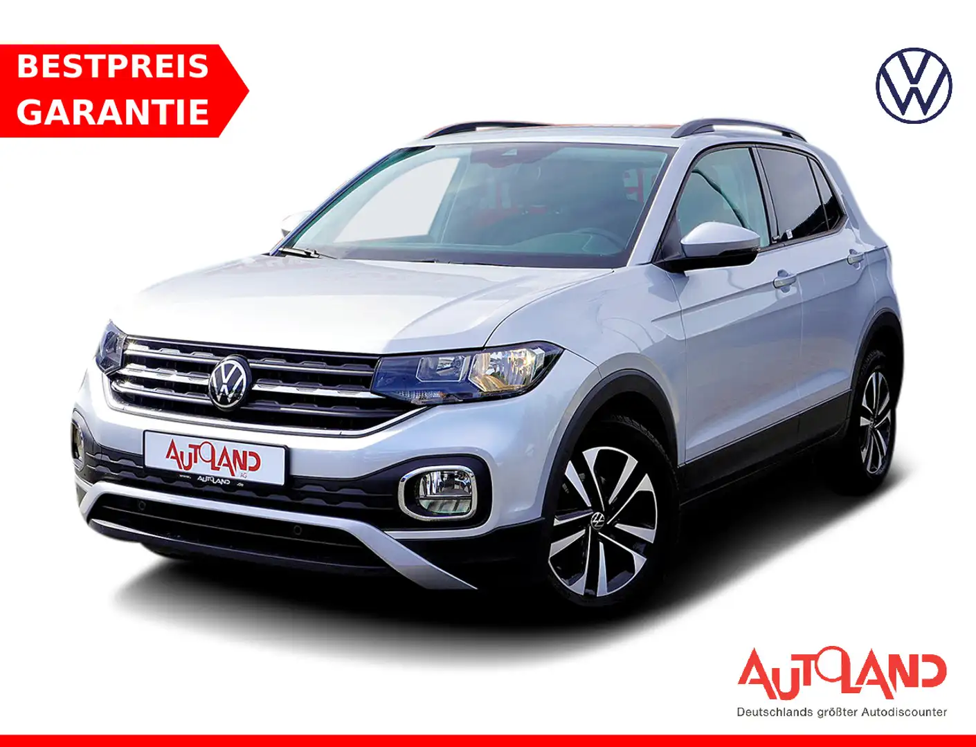 Volkswagen T-Cross 1.0 United Navi Sitzheizung Bluetooth Silber - 1