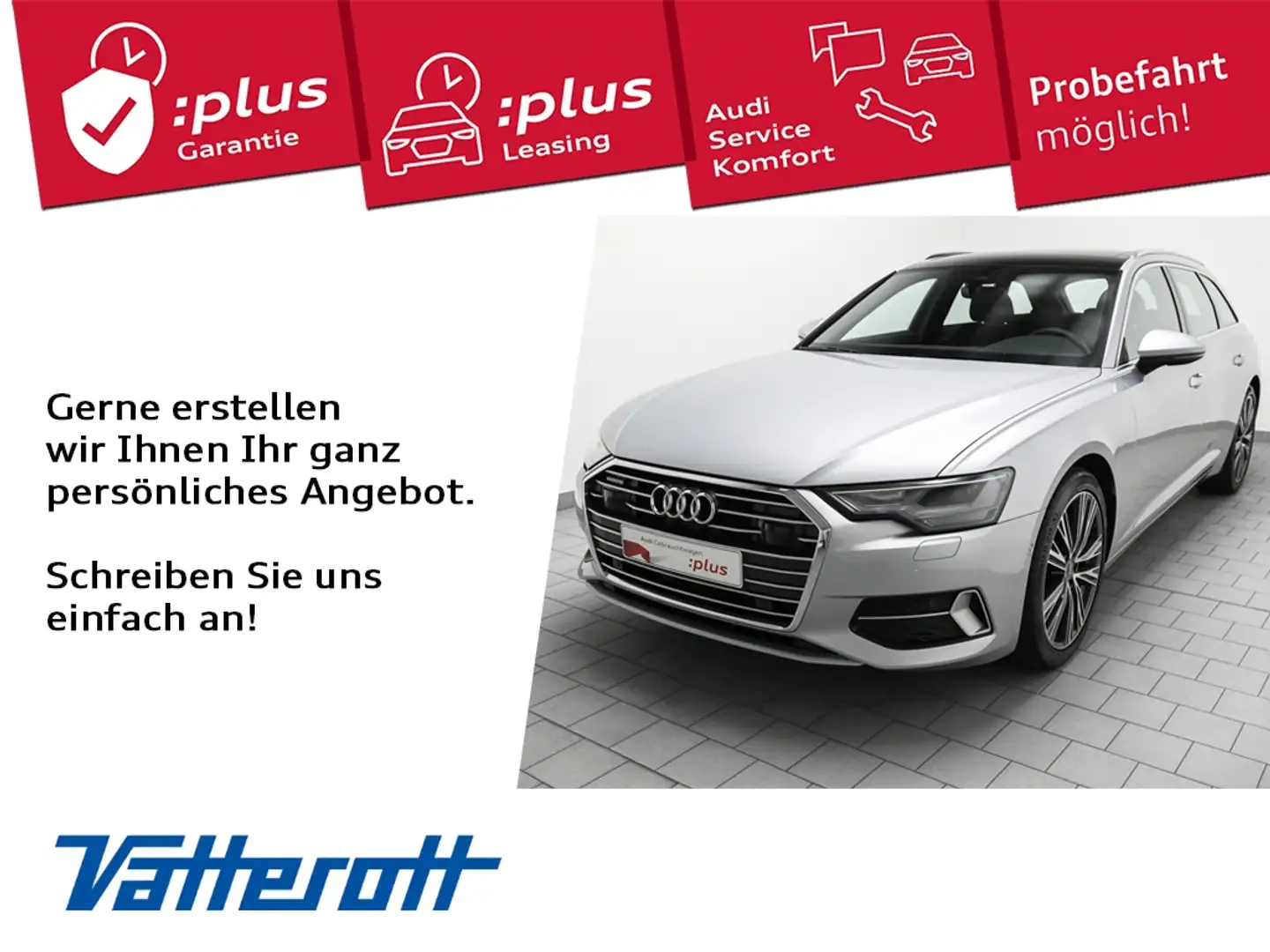 Audi A6 Avant sport 40 TDI quattro AHK ACC Pano Memory Silber - 1