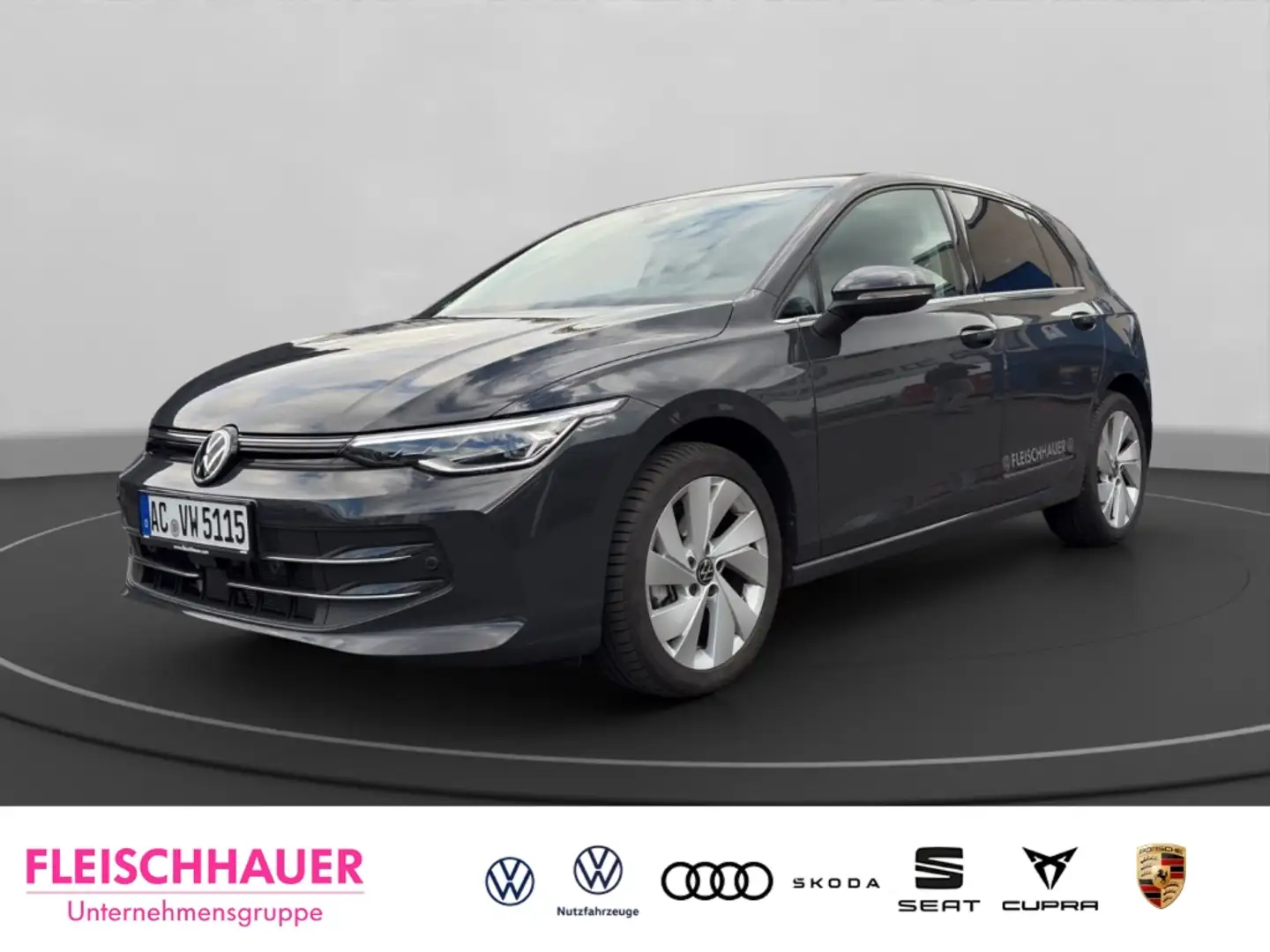 Volkswagen Golf VIII 1.5 TSI Style+LED+ACC+KLIMAAUT+DAB Grau - 1