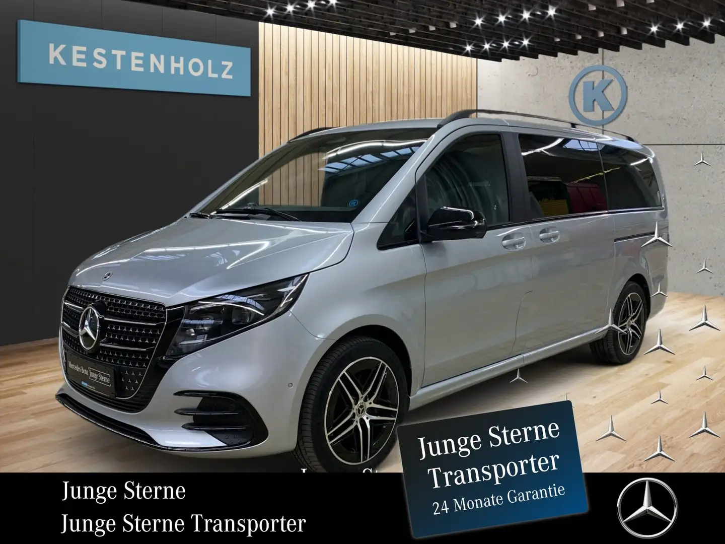 Mercedes-Benz V 250 V 250 d 4M Lang *AVANTGARDE*AHK*SHZ*NAVI* Silber - 1