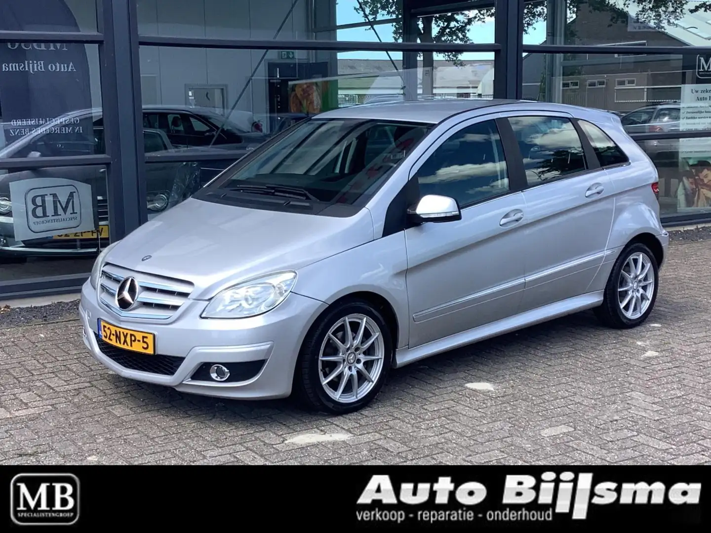 Mercedes-Benz B 160 automaat, cruise, trekhaak, airco, Grijs - 1
