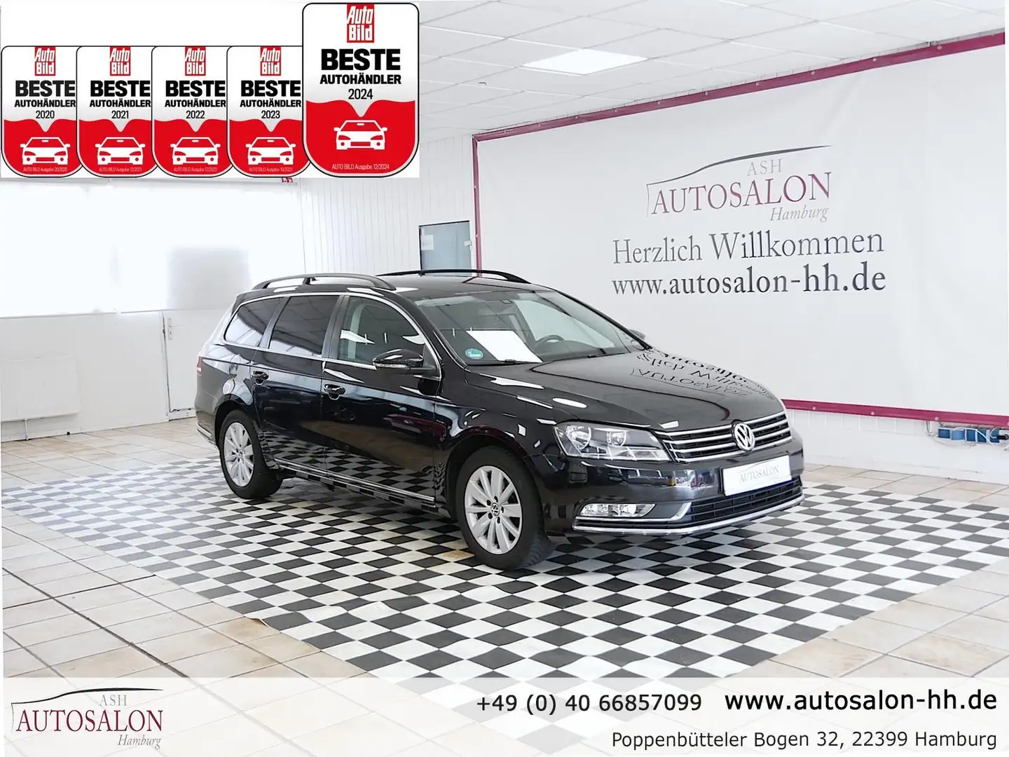 Volkswagen Passat Variant Comfortl.*2Vorb*VW Serviceg.*Navi*PDC V&H* Negro - 1