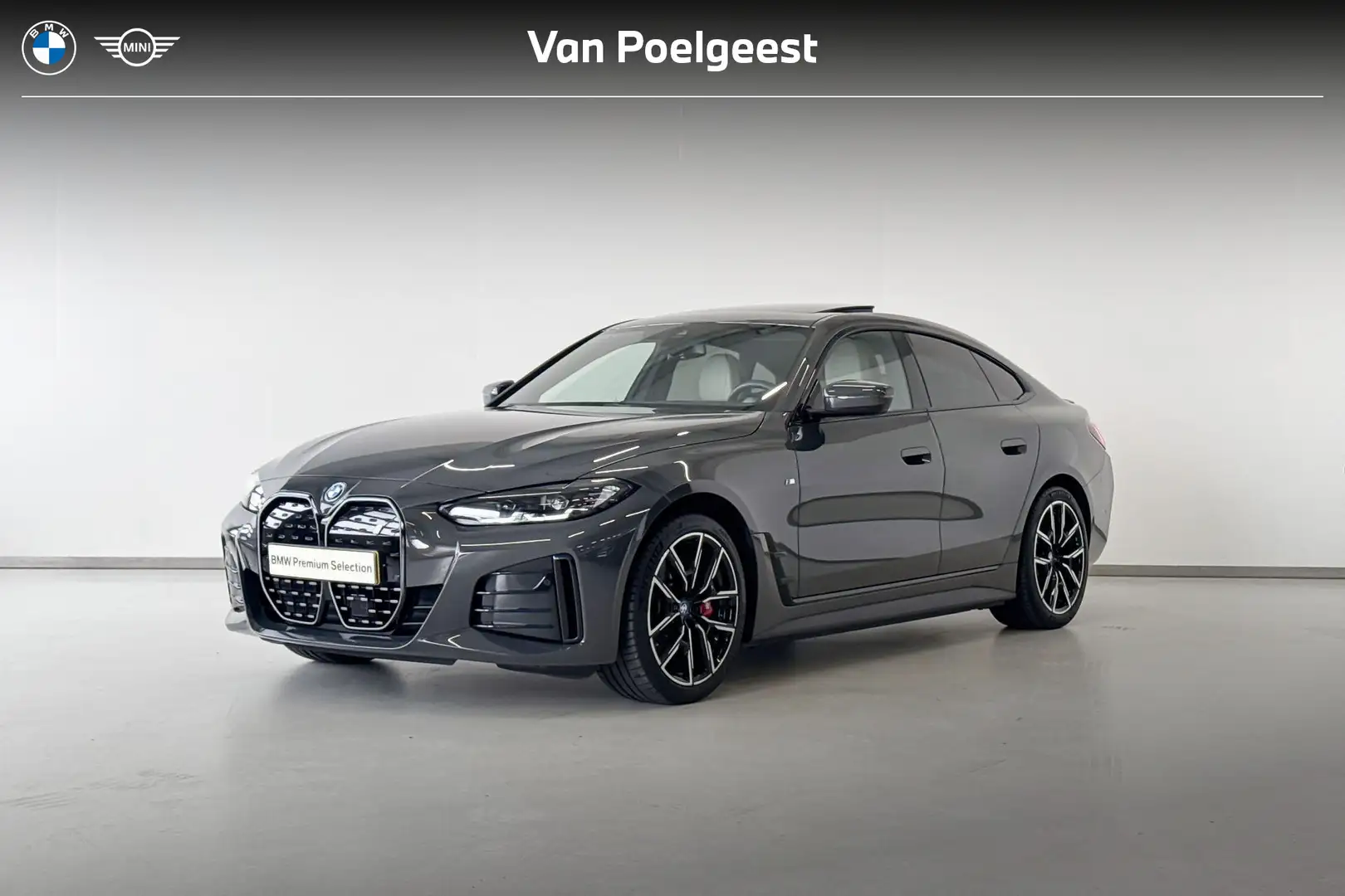 BMW i4 eDrive35 High Executive M Sportpakket Pro Grijs - 1