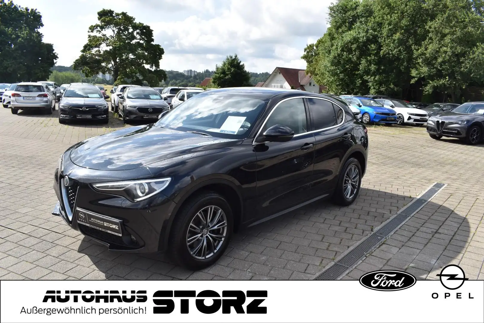 Alfa Romeo Stelvio Super Q4 |ACC|MEMORY|KAMERA|8-FACH|NAVI| Schwarz - 1
