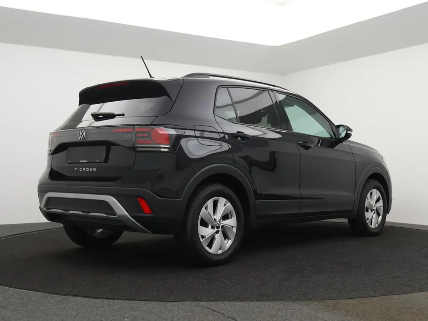 Volkswagen T-Cross T-Cross 1.0TSI Life 95 *APP CONNECT*BLTH*ADAPTIVE Zwart - 2