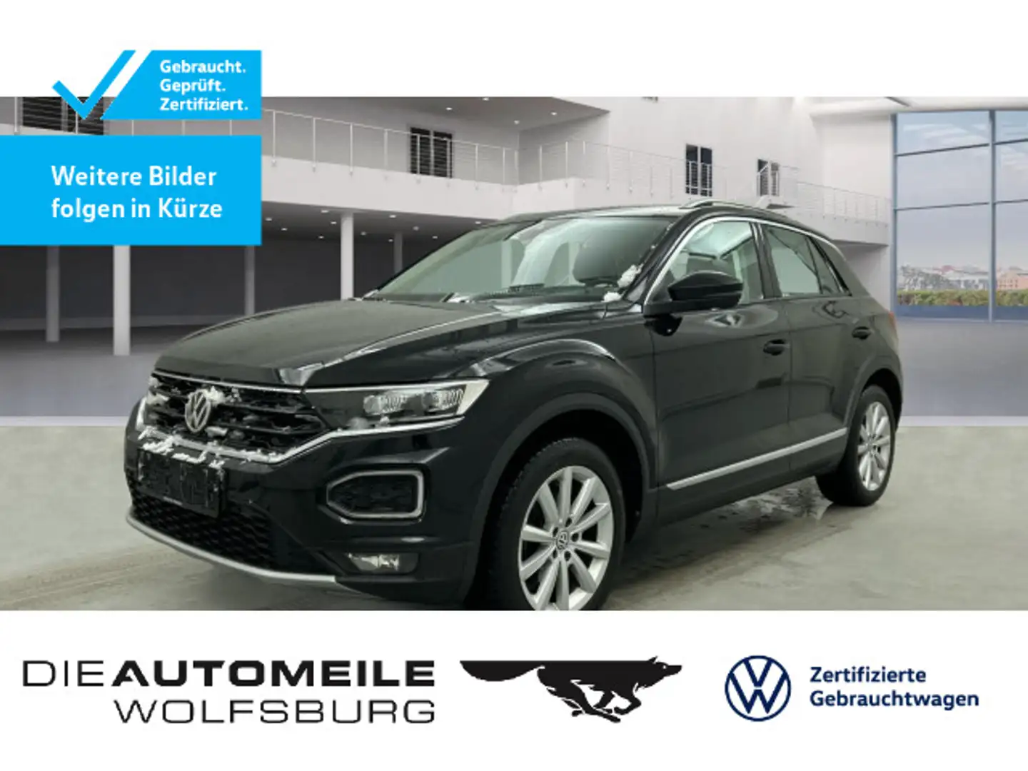 Volkswagen T-Roc 1.5TSI DSG Sport AHK/VIRTUAL/KAM/ACC Schwarz - 1