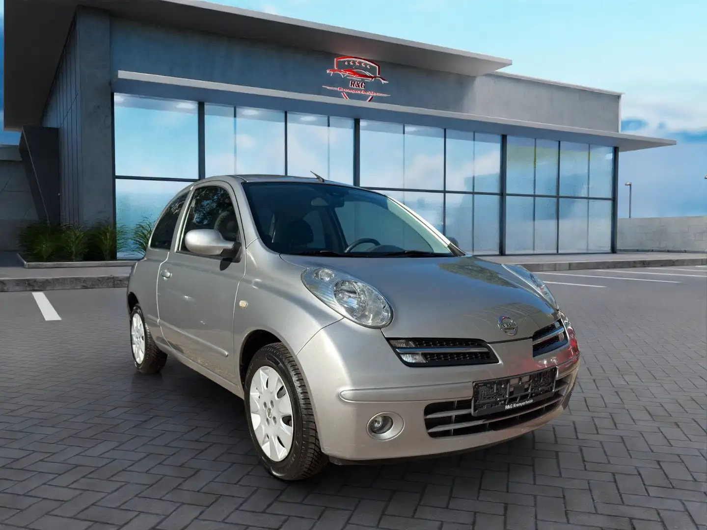Nissan Micra Acenta (Tüv und Service Neu)  AUTOMATIK Silber - 1